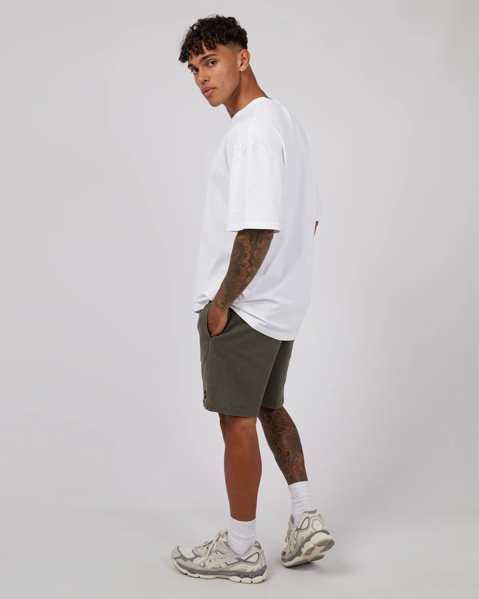 17" Twill Jogger Khaki - Image 6