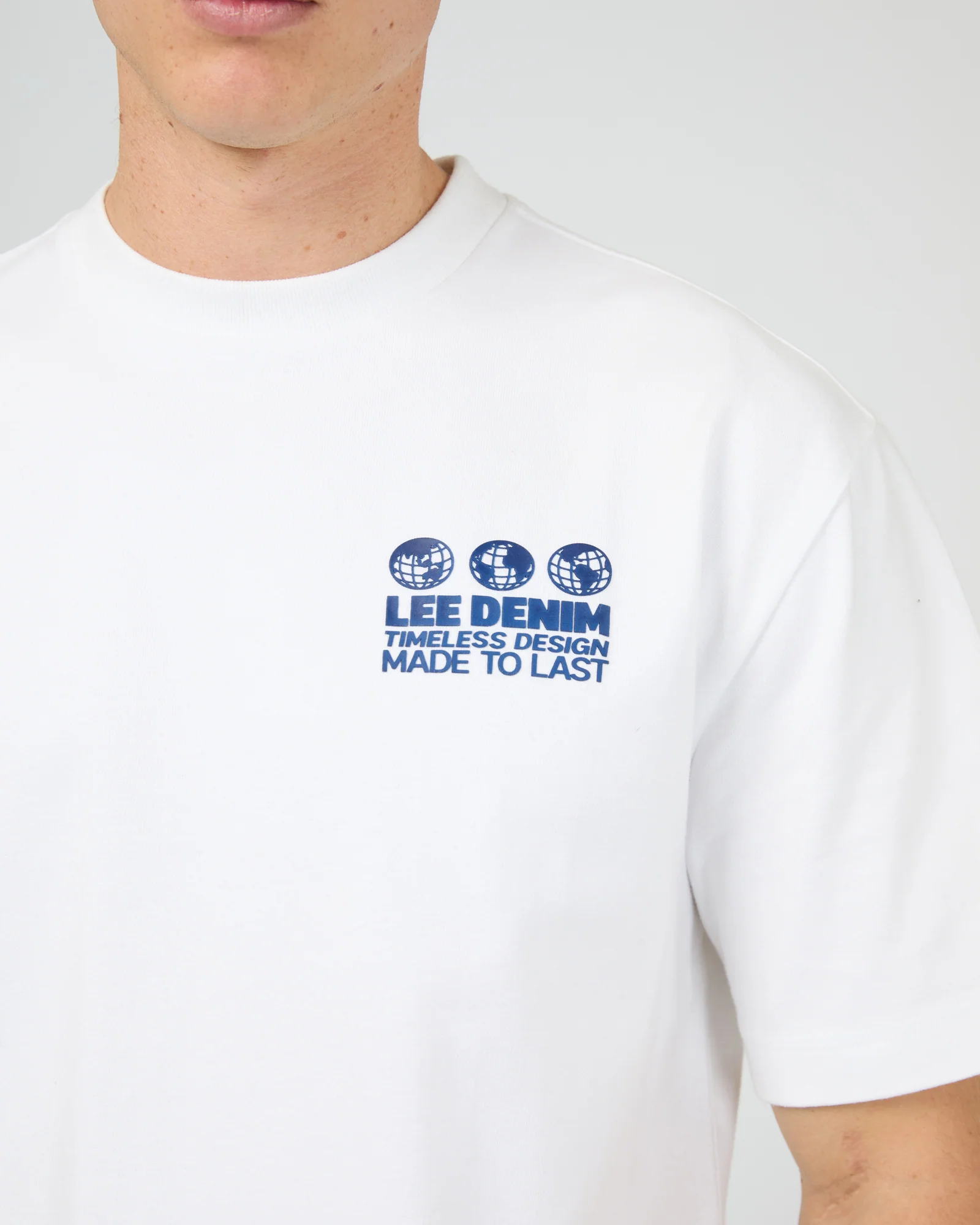 3 Worlds Box Cutter Tee White - Image 5