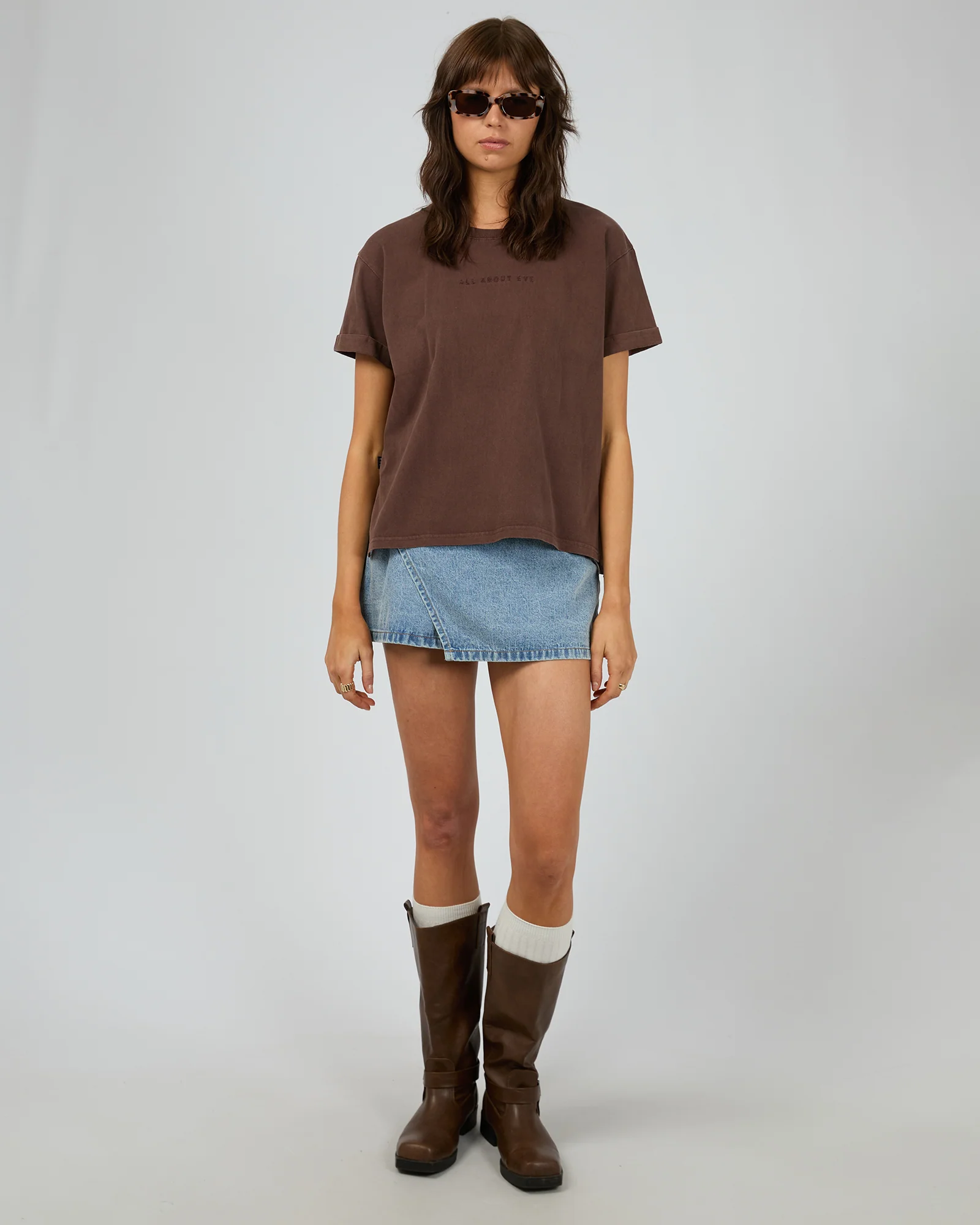 Aae Washed Tee Brown - Image 3