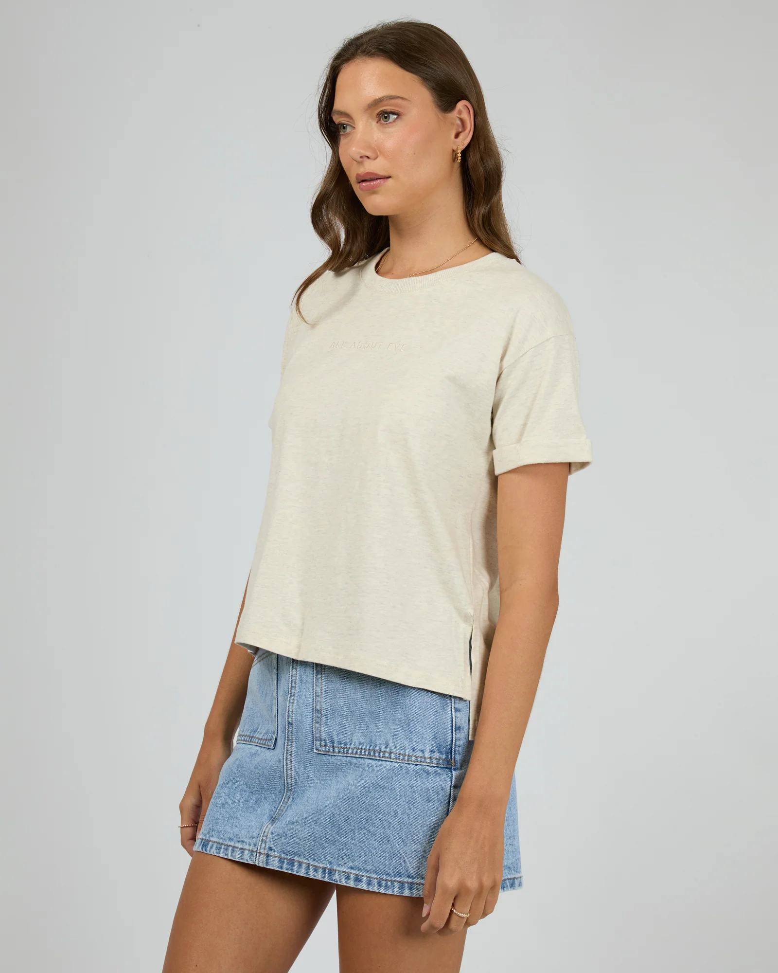 Aae Washed Tee Oat - Image 4