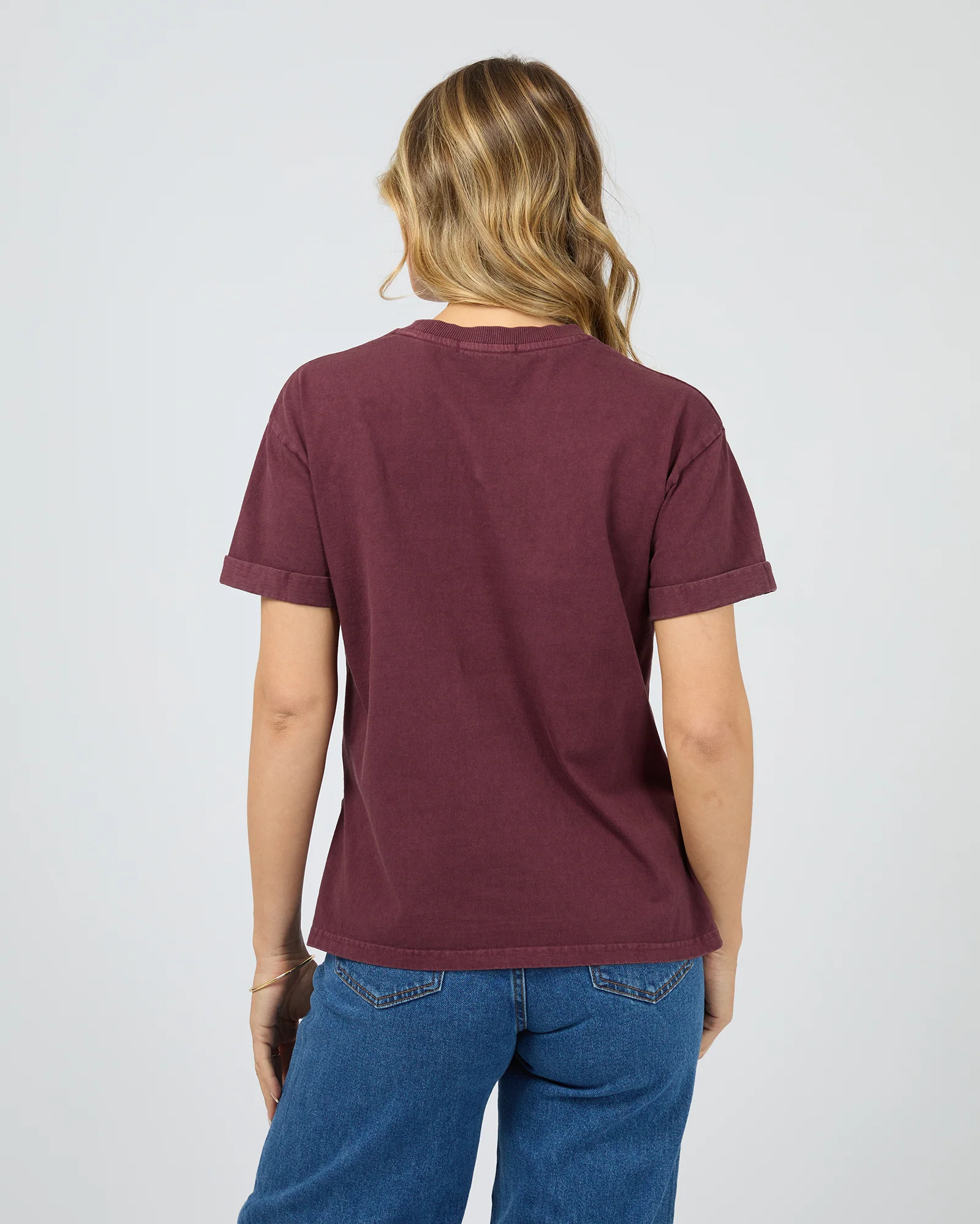 Aae Washed Tee Wine - Image 3