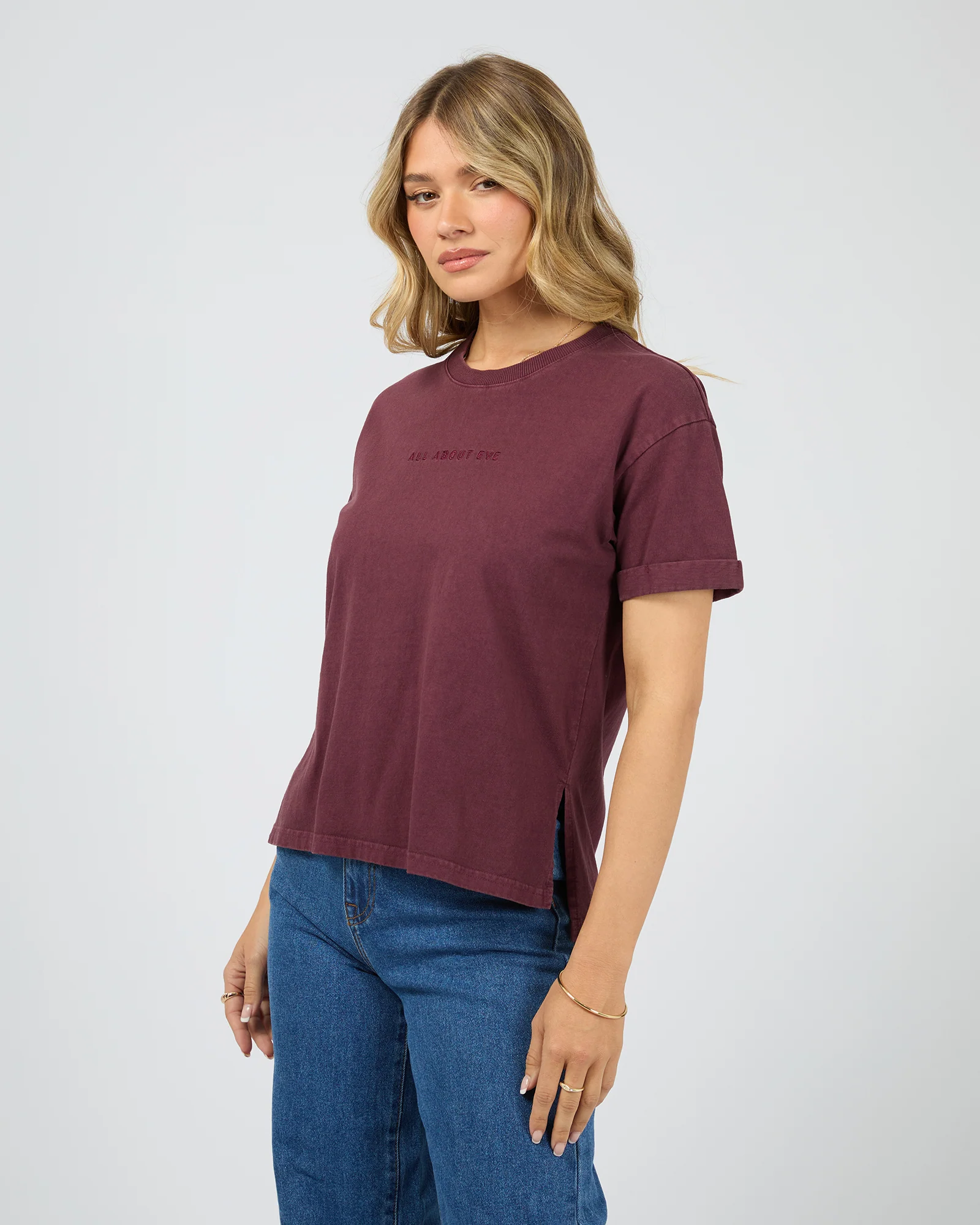 Aae Washed Tee Wine - Image 4