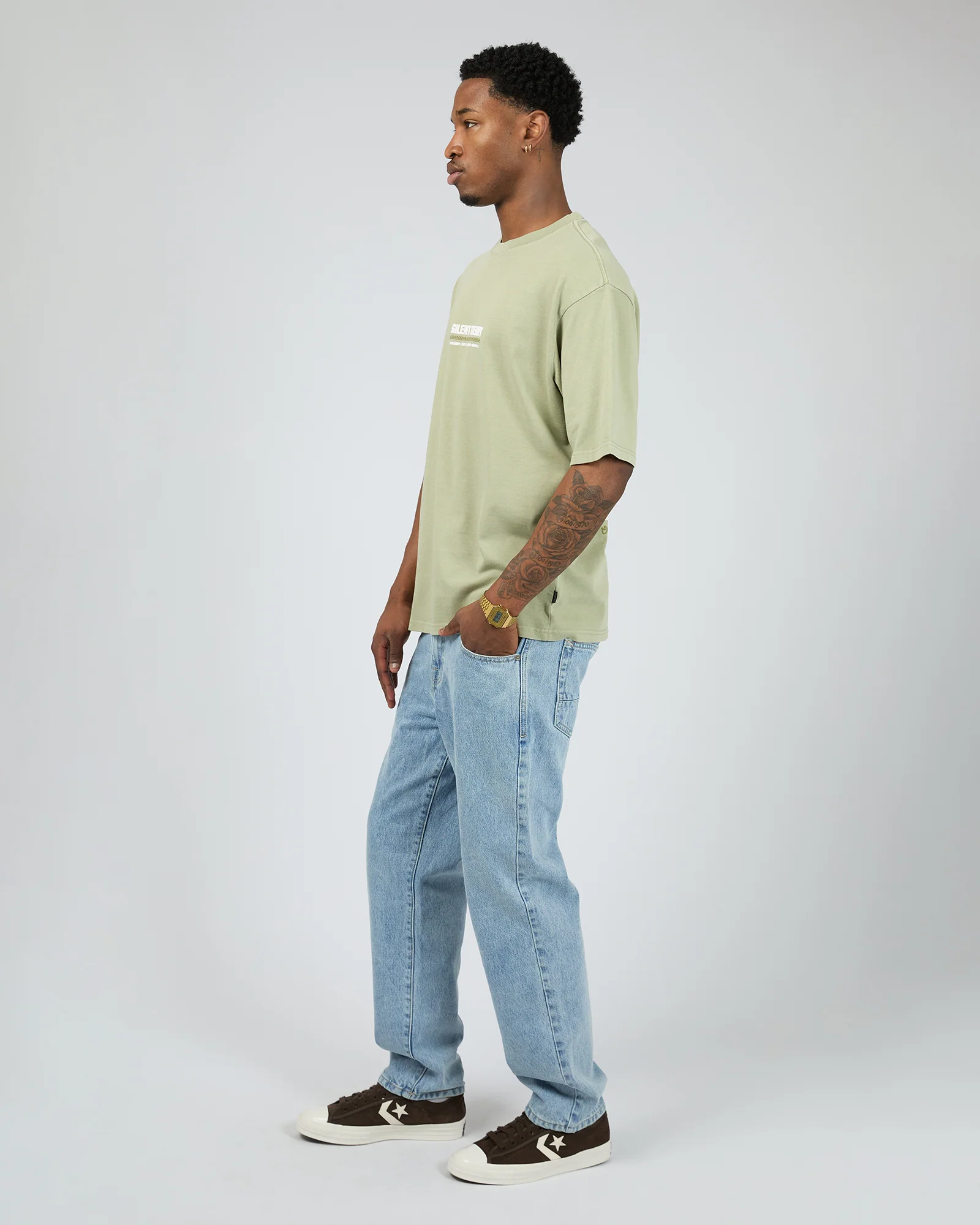 Alchemy Box Tee Sage - Image 7