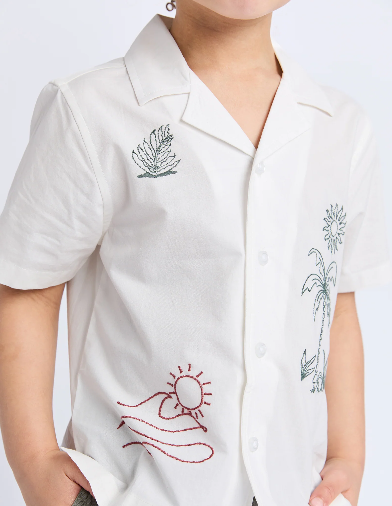 Kids All Day Shirt White - Image 4