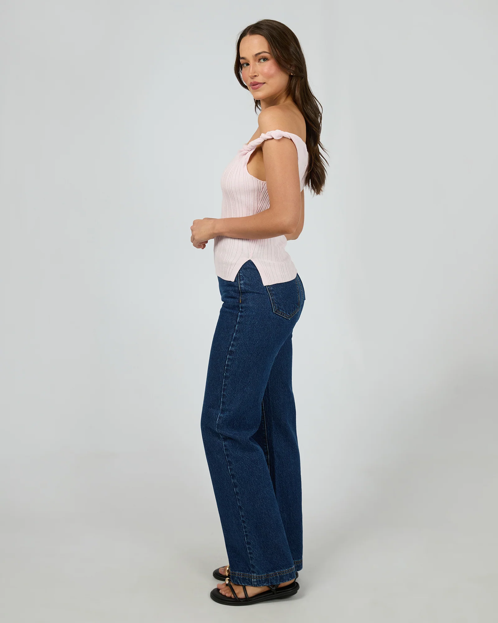 Alma Twist Top Pale Pink - Image 6