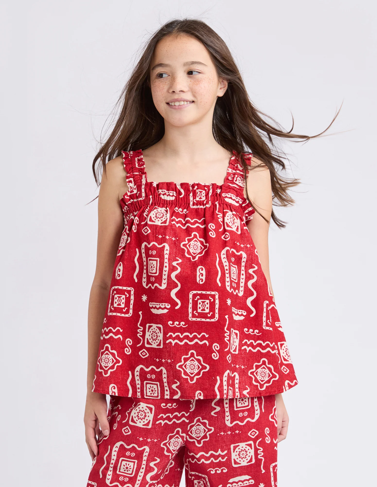 Teen Amalfi Top Print