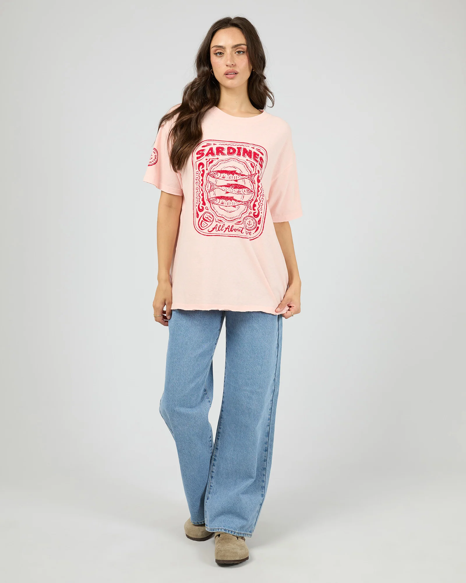 Anchor Relaxed Tee Rose - Image 2