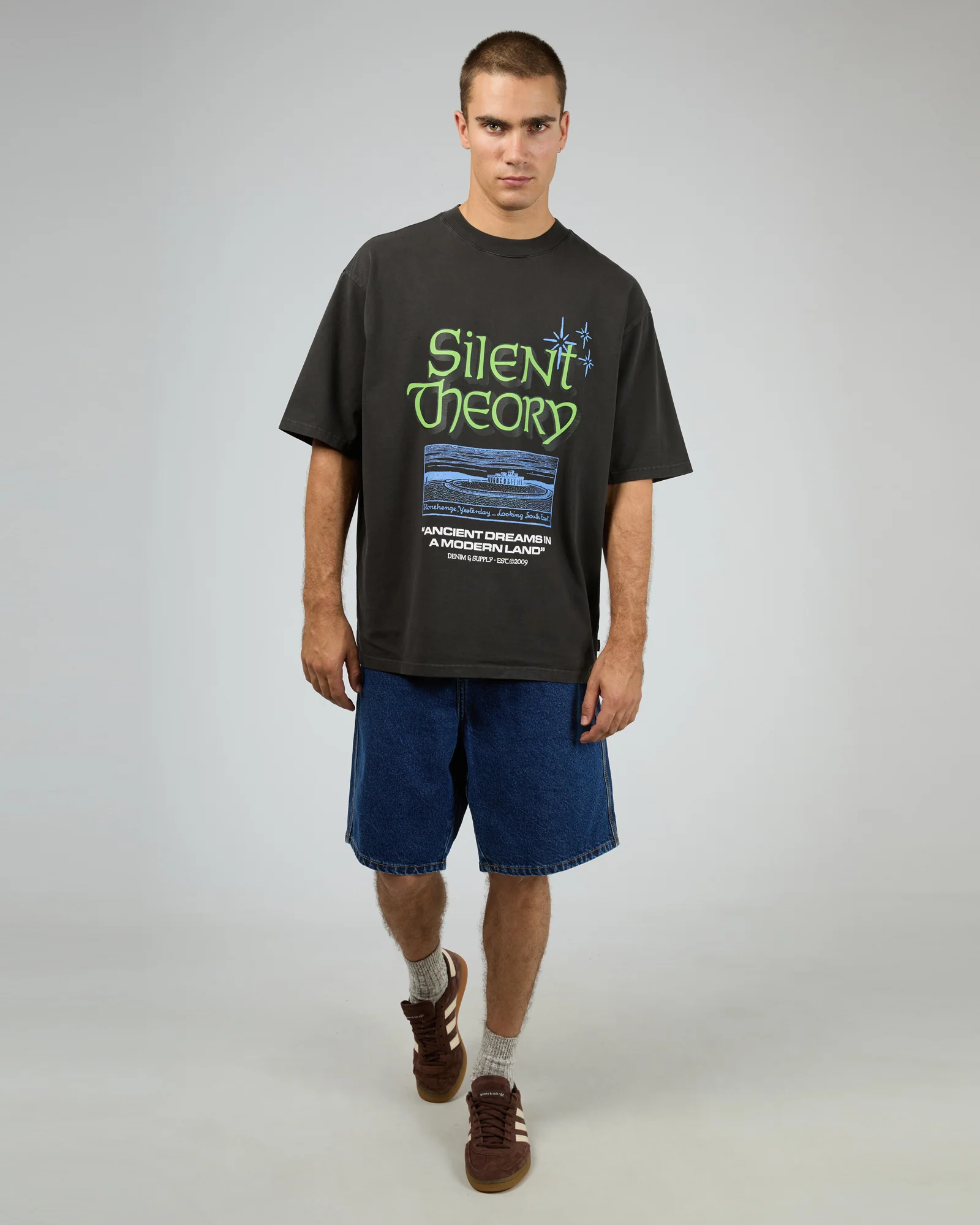 Ancient Dreams Box Tee Coal - Image 3