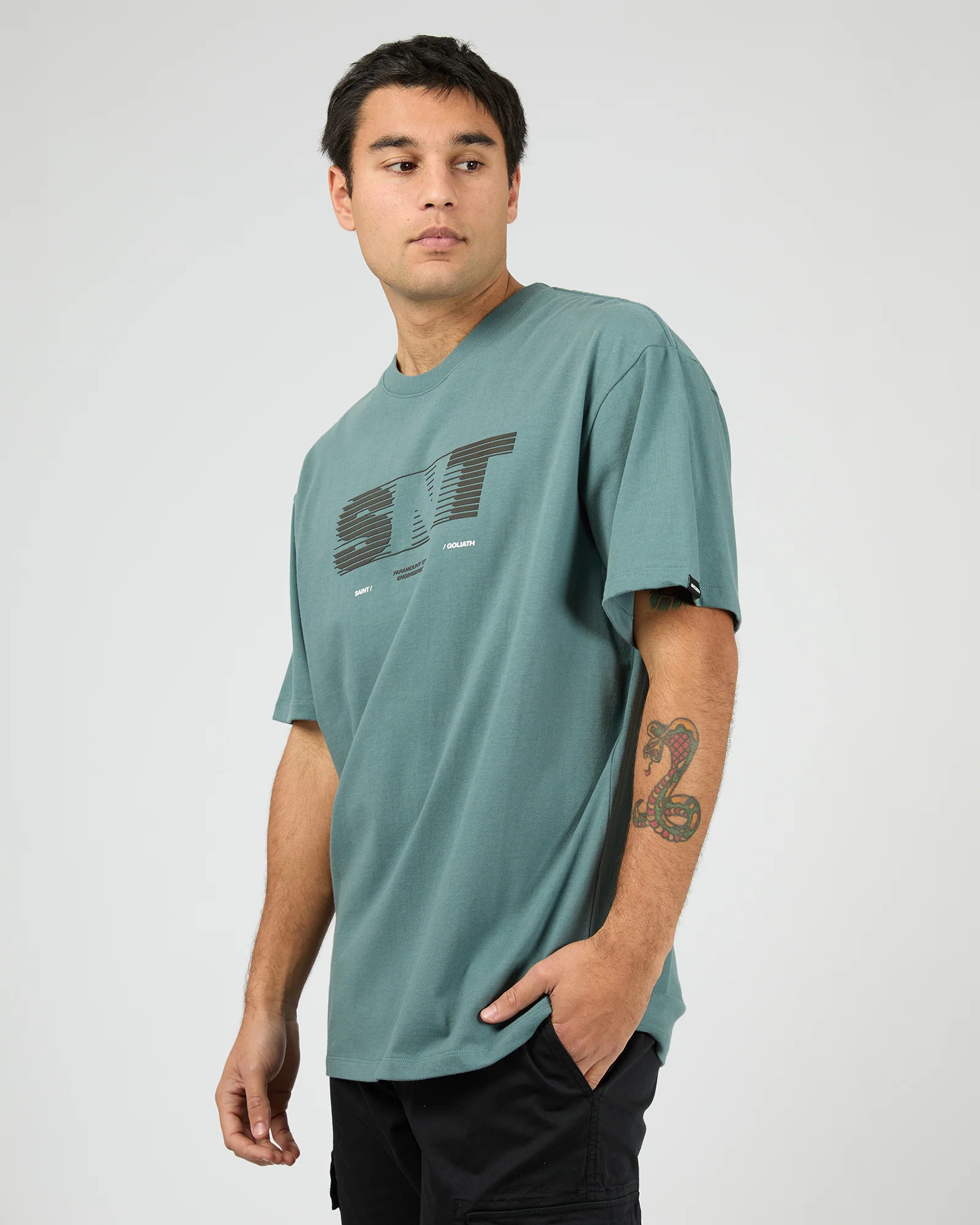 Apex Tee Atlantic Blue - Image 4