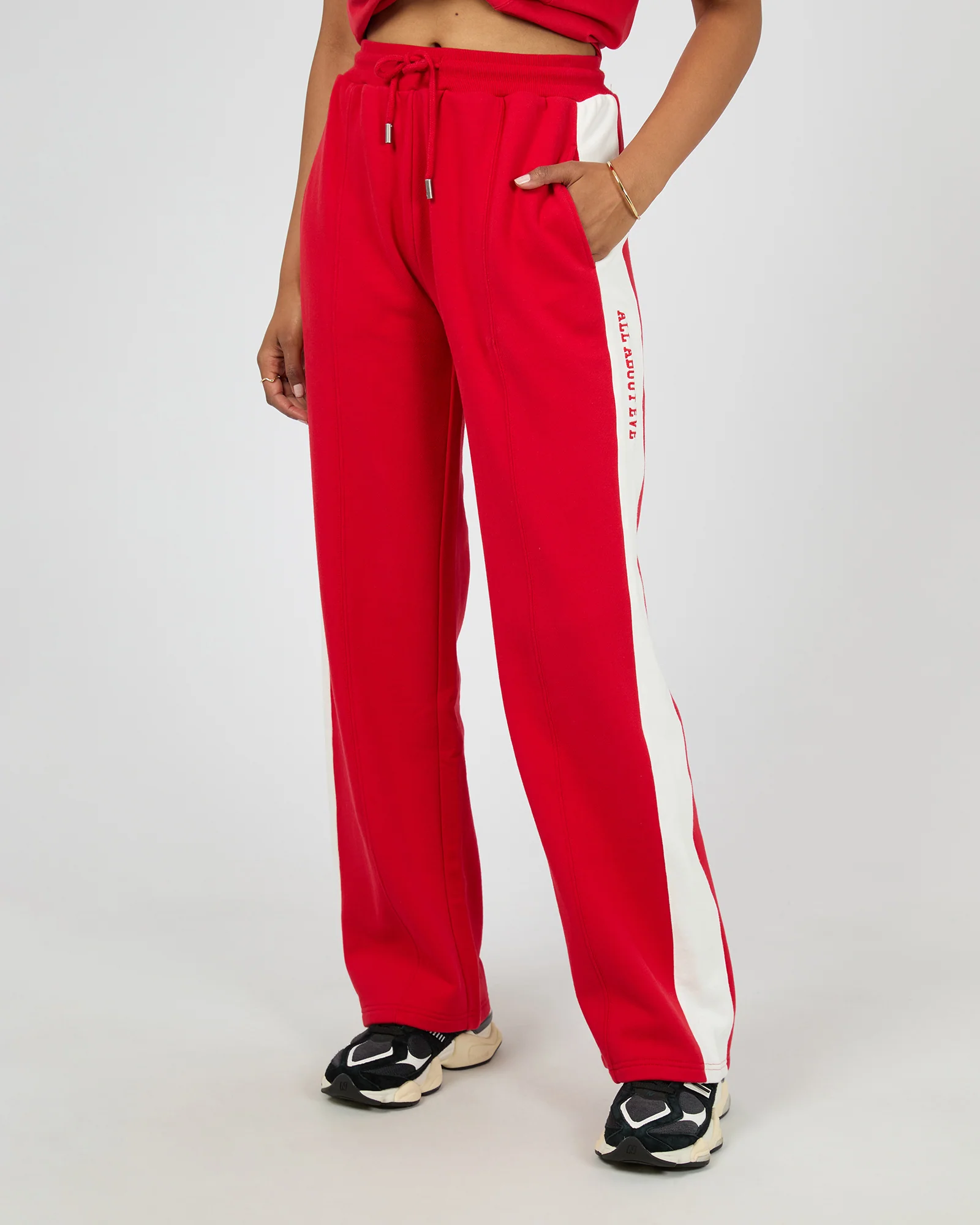 Archie Panel Pant Scarlet - Image 4