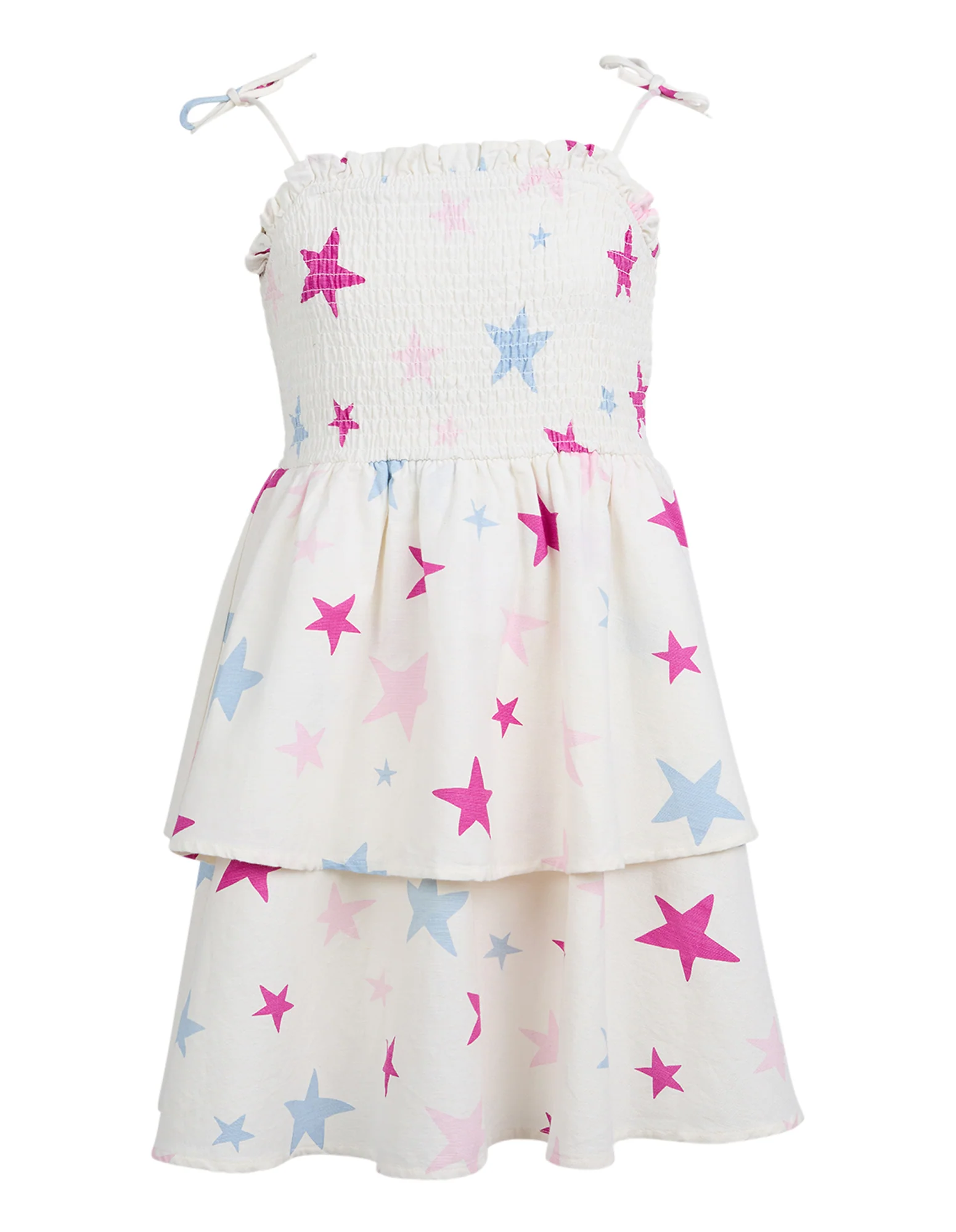 Teen Aurora Tiered Dress Print