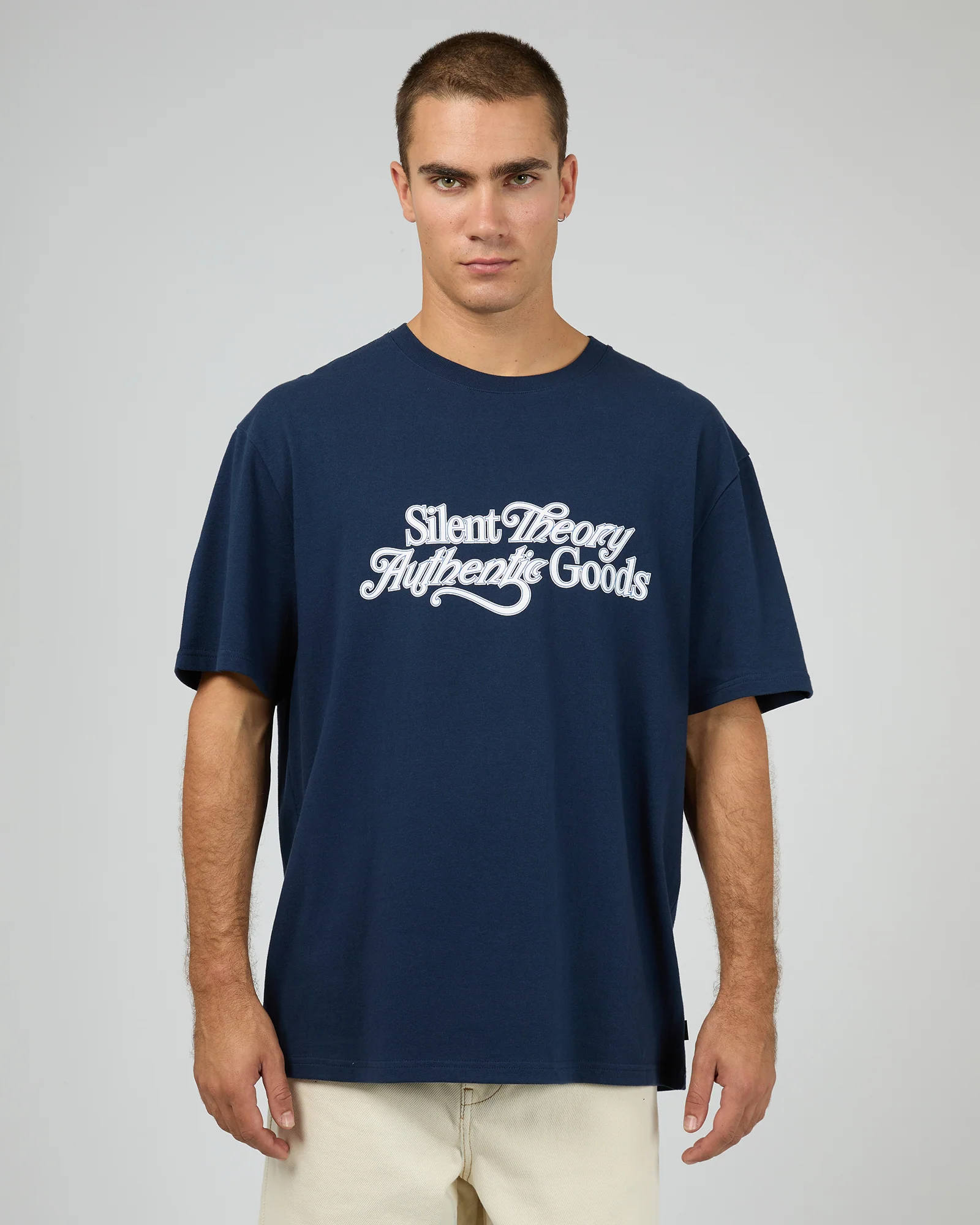 Authentic Box Tee Navy