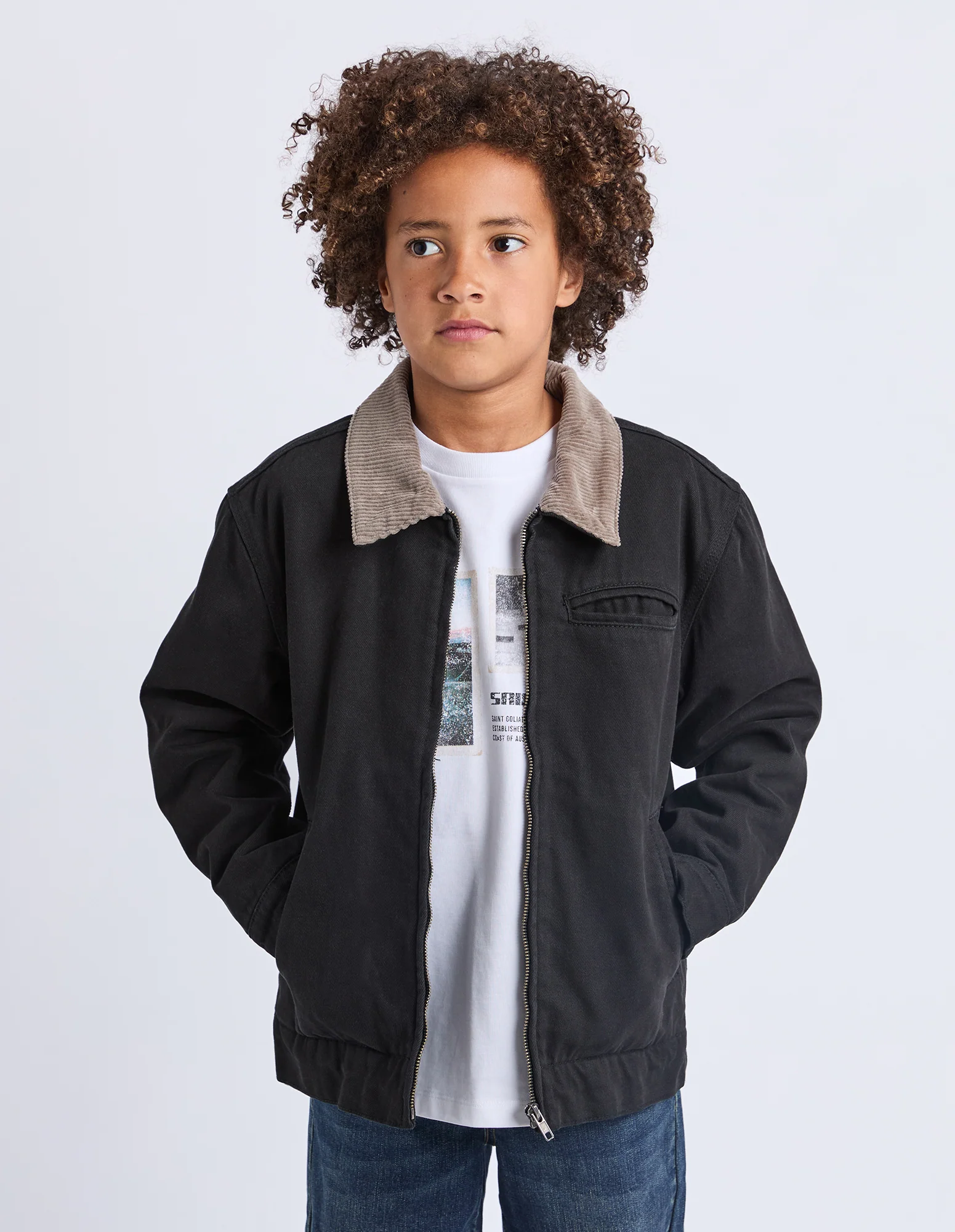 Teen Barn Jacket Black