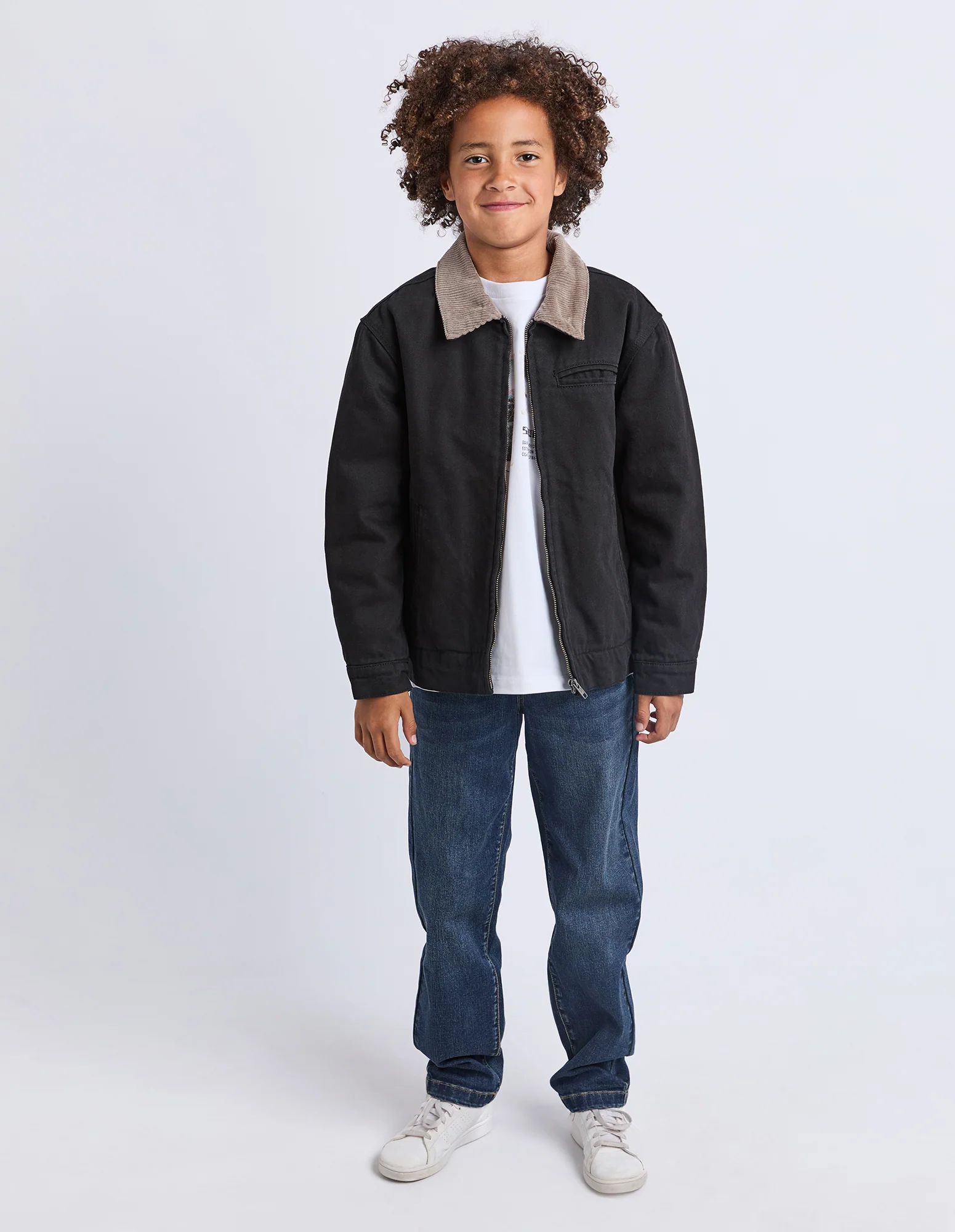 Teen Barn Jacket Black - Image 2