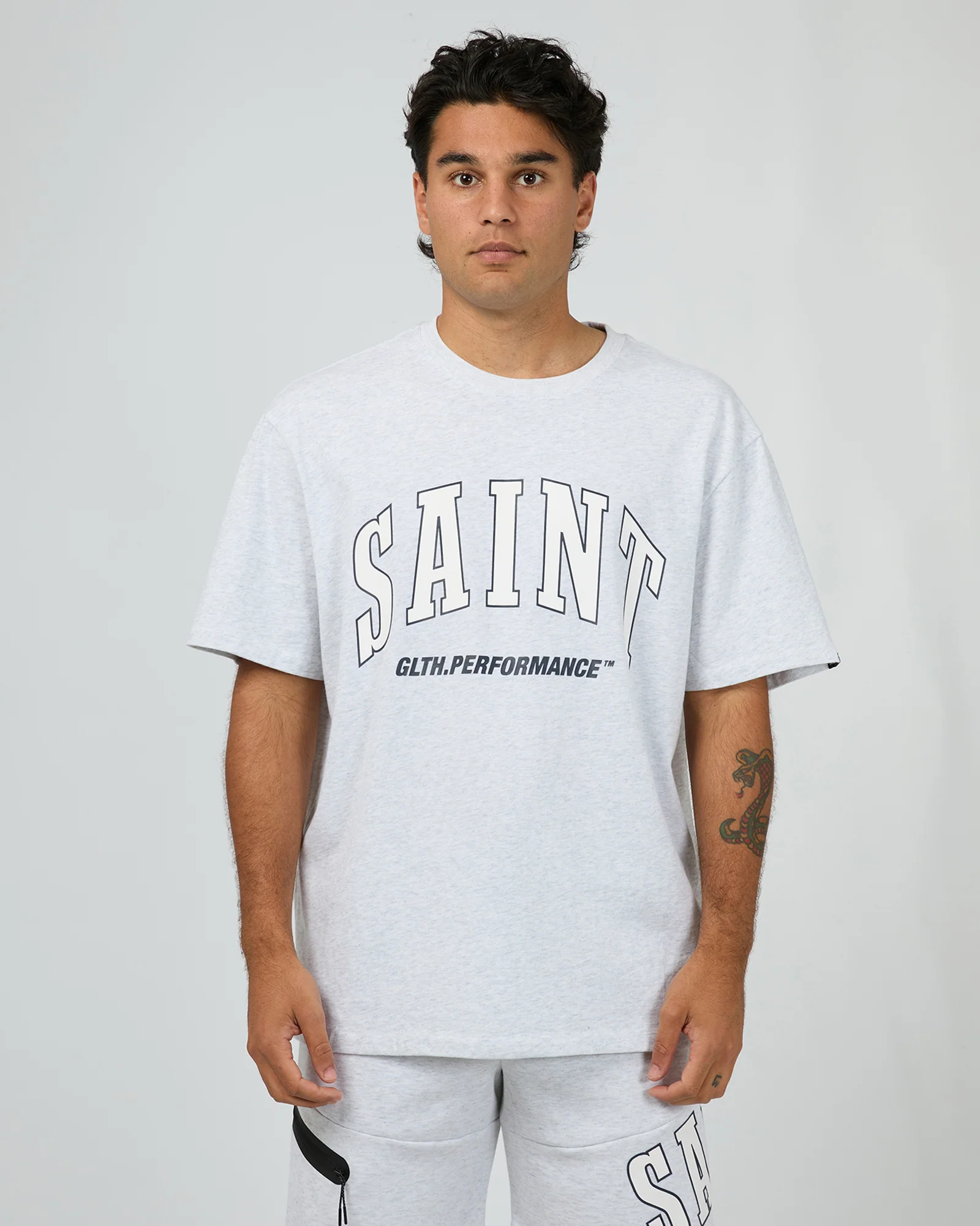 Baseline Tee Grey Marle