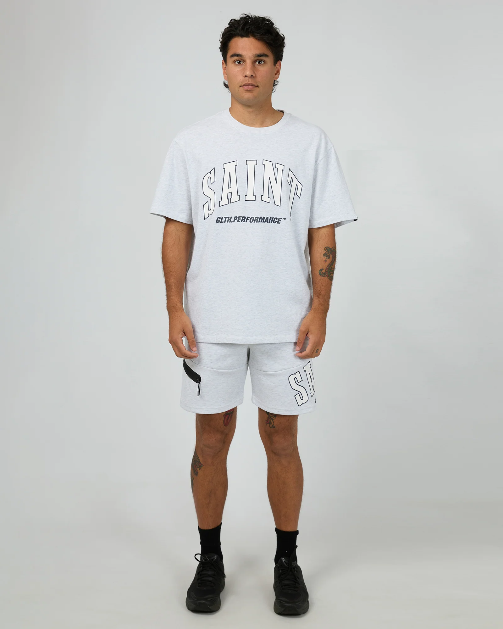 Baseline Tee Grey Marle - Image 3