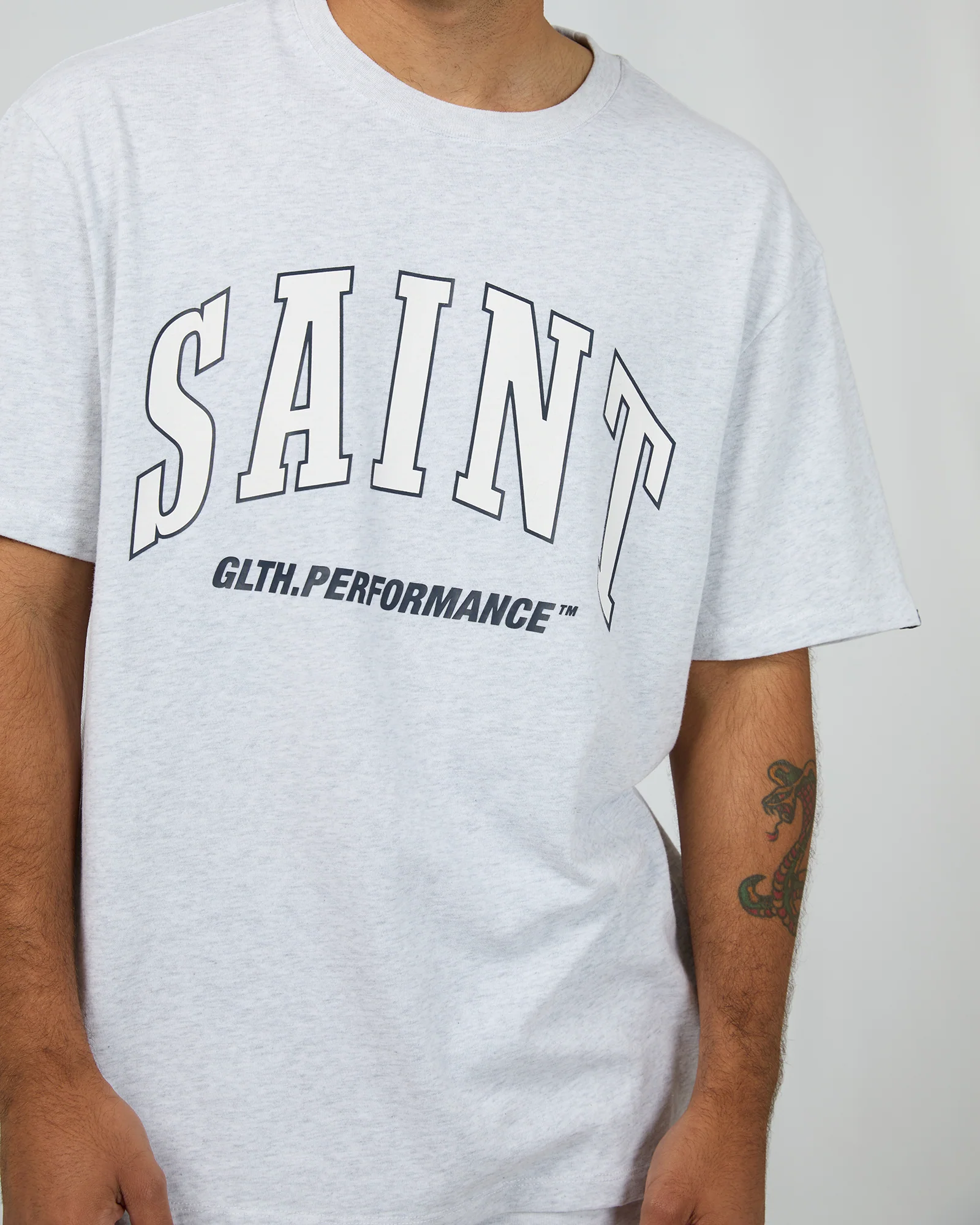Baseline Tee Grey Marle - Image 5