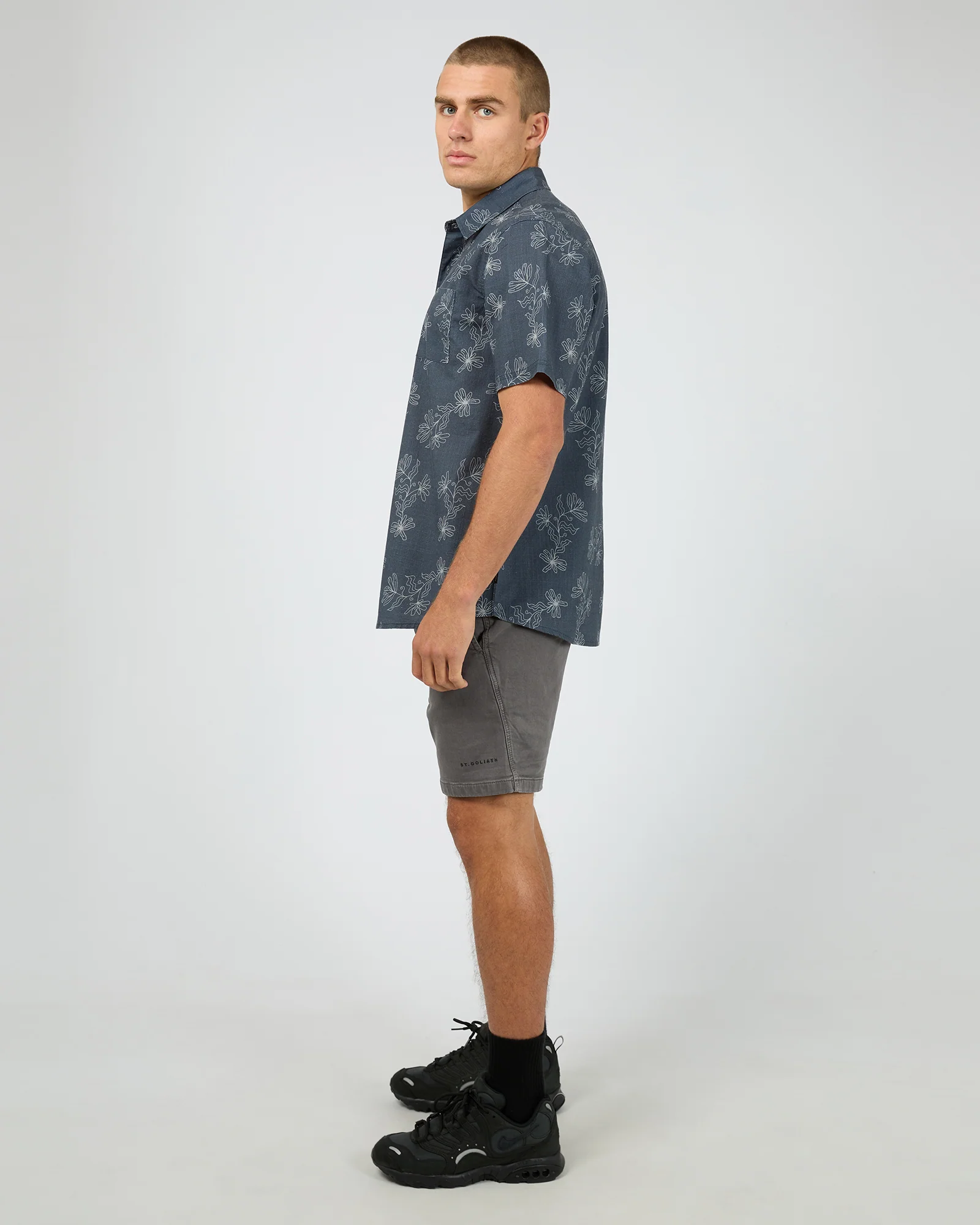 Blackgate S/S Shirt Navy - Image 6