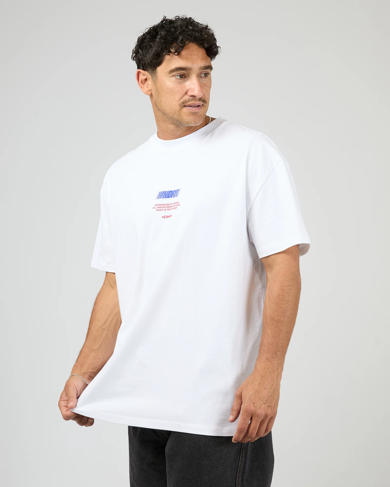 Borderless Box Fit Tee White - Image 4