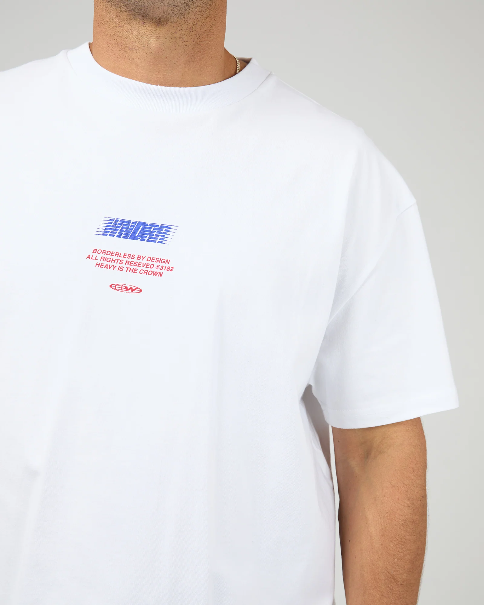 Borderless Box Fit Tee White - Image 5