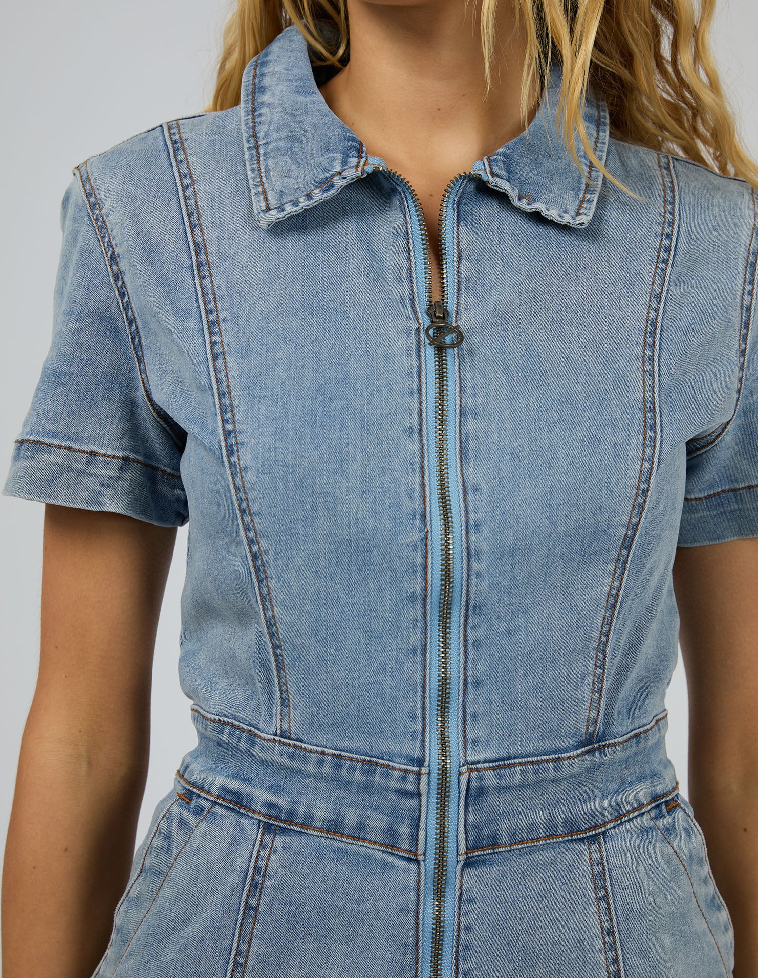 Boston Playsuit Light Blue - Image 5