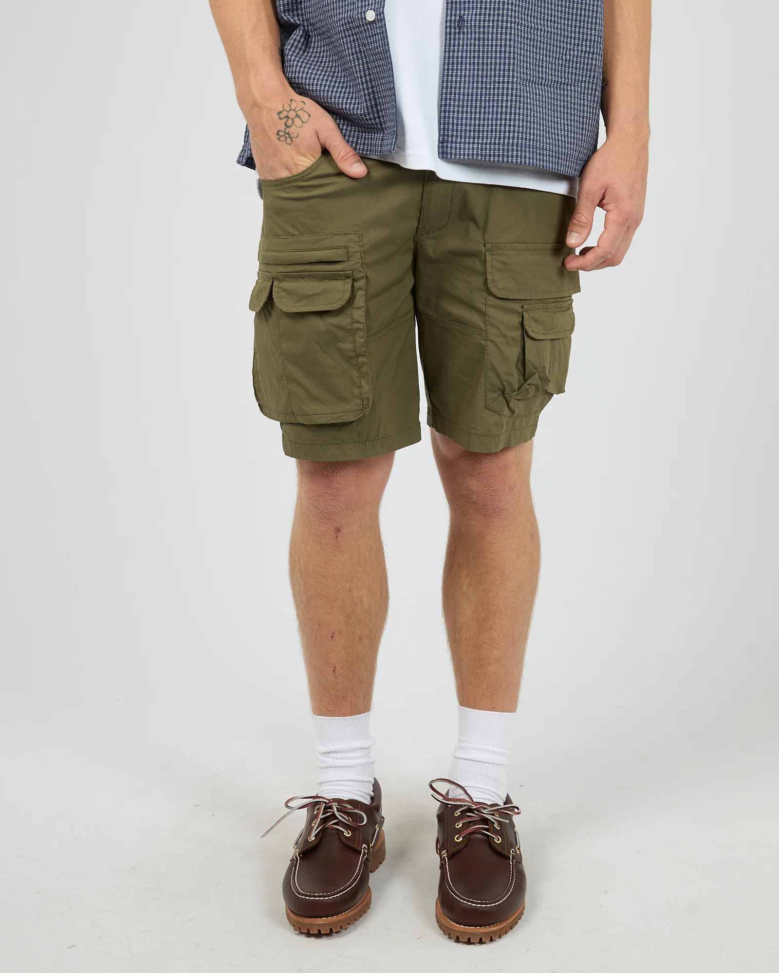 Boundary Cargo Short Khaki