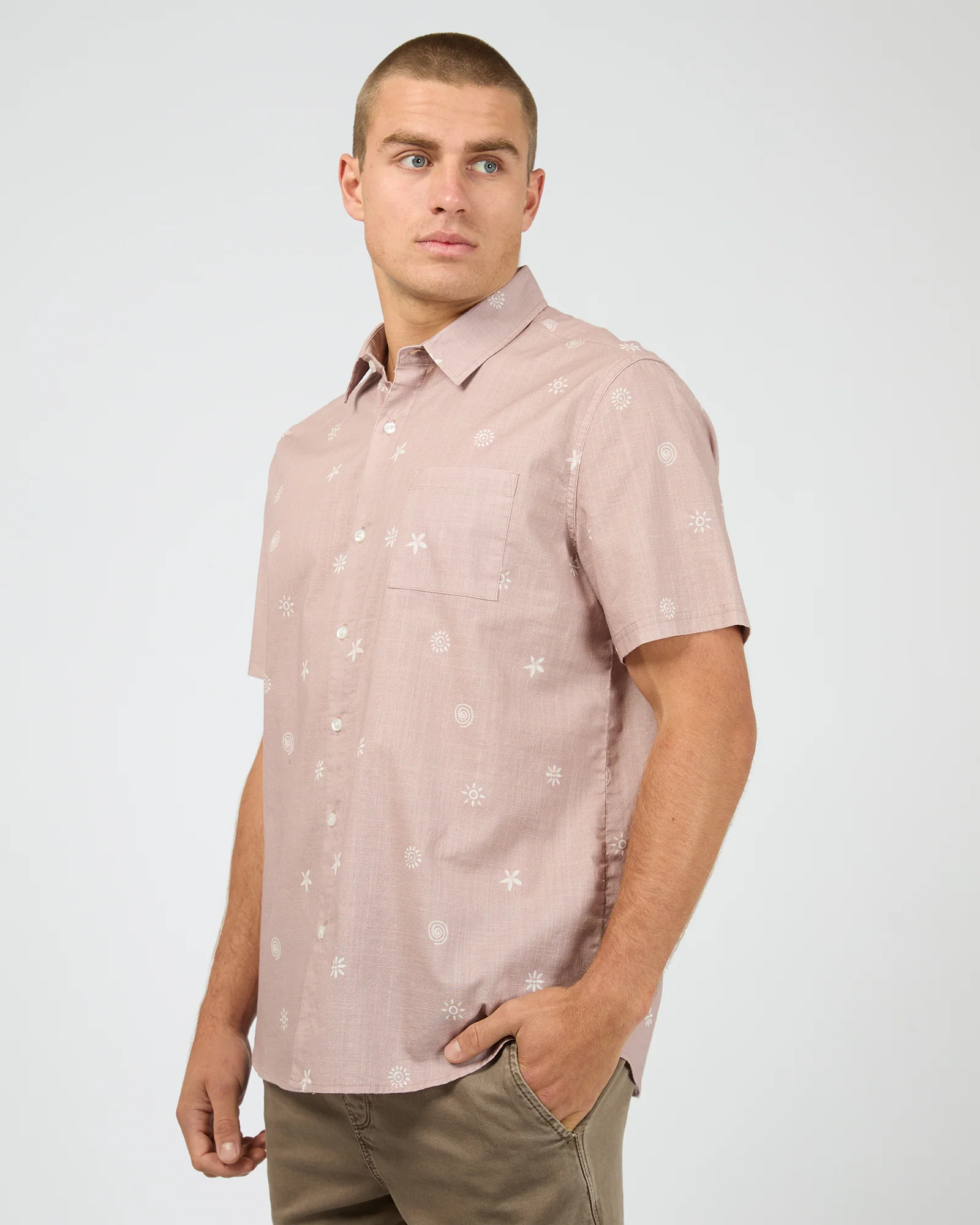 Bribie S/S Shirt Fawn - Image 4