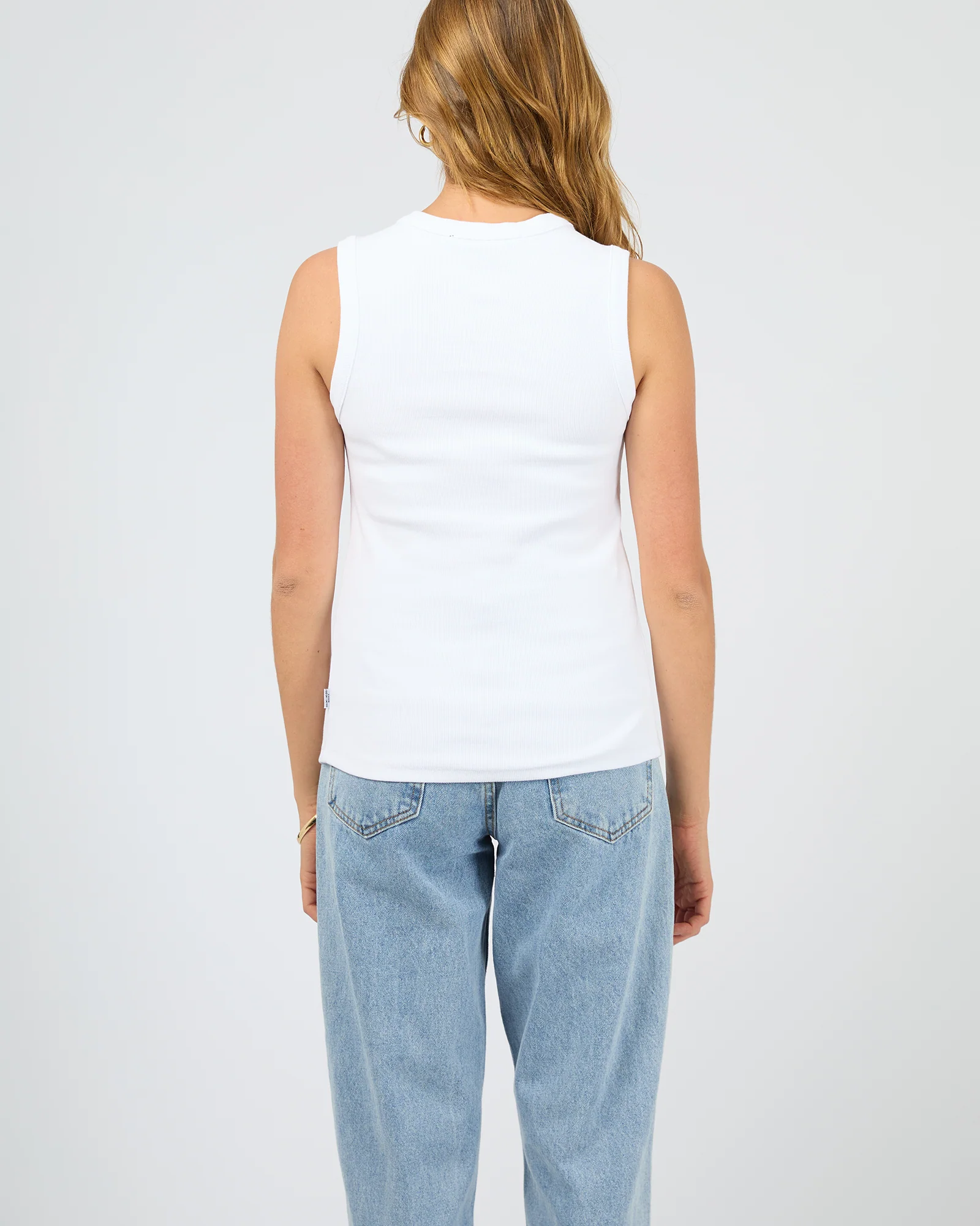 Button Up Tank White - Image 3