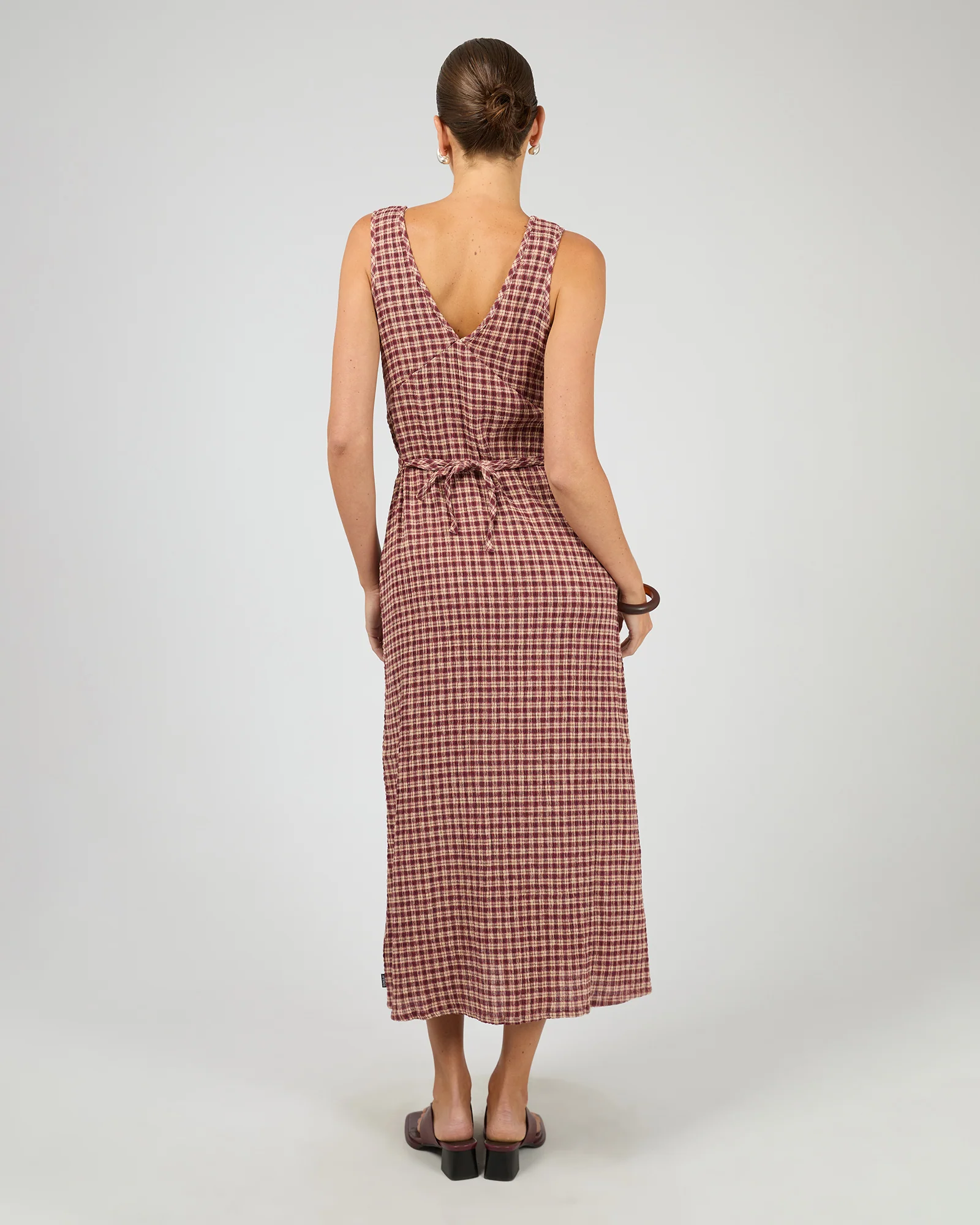 Capricorn Tully Seersucker Dress Check - Image 3