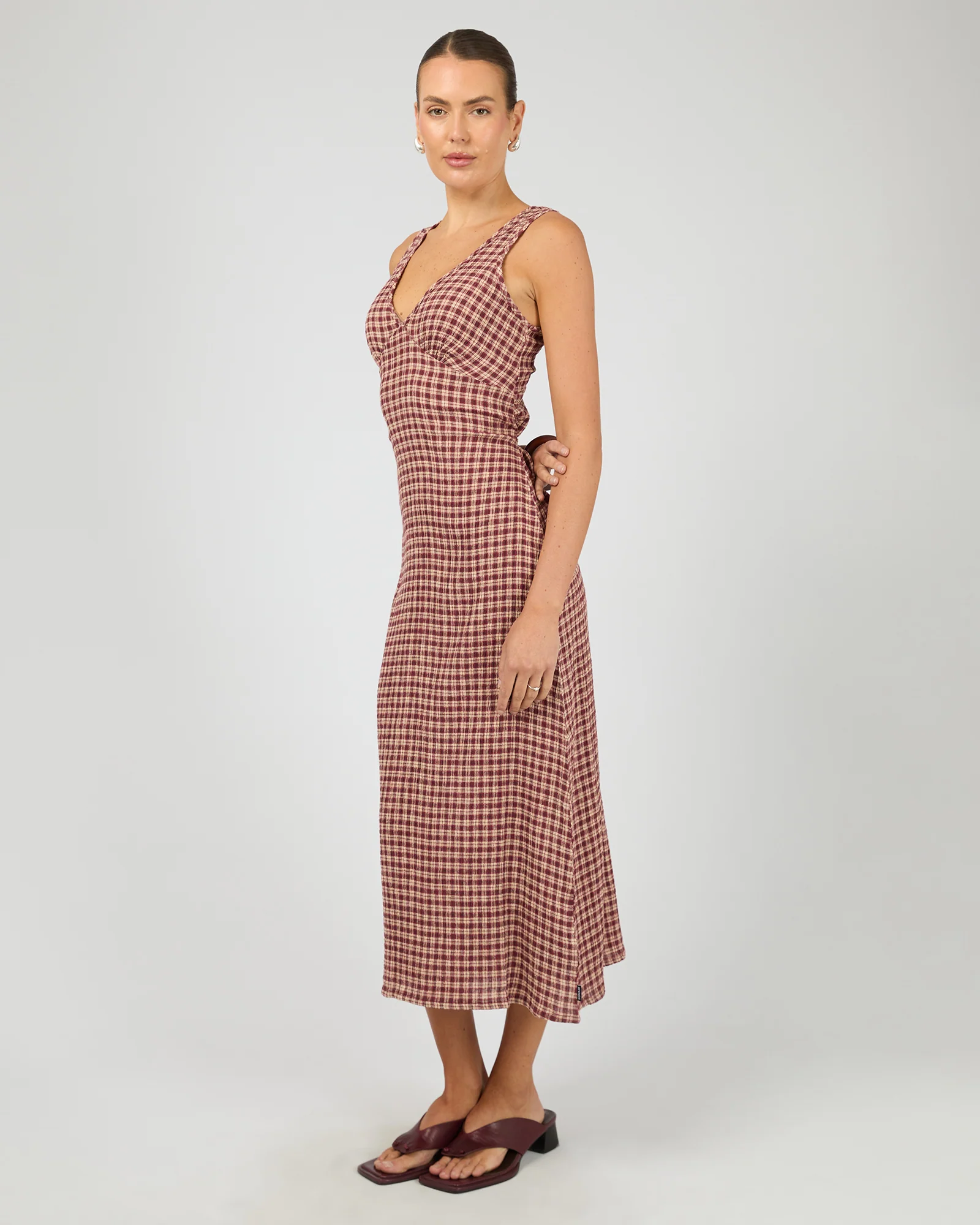 Capricorn Tully Seersucker Dress Check - Image 4