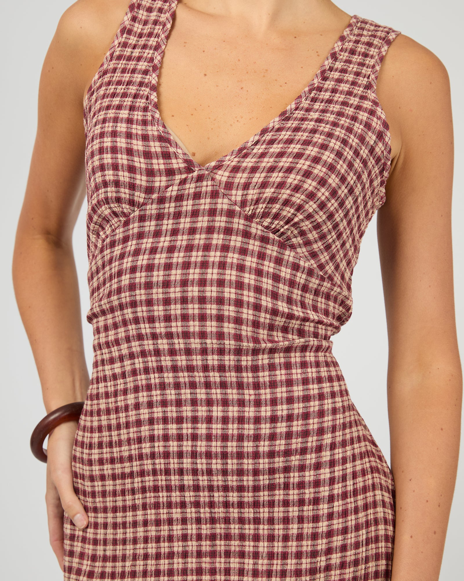 Capricorn Tully Seersucker Dress Check - Image 5