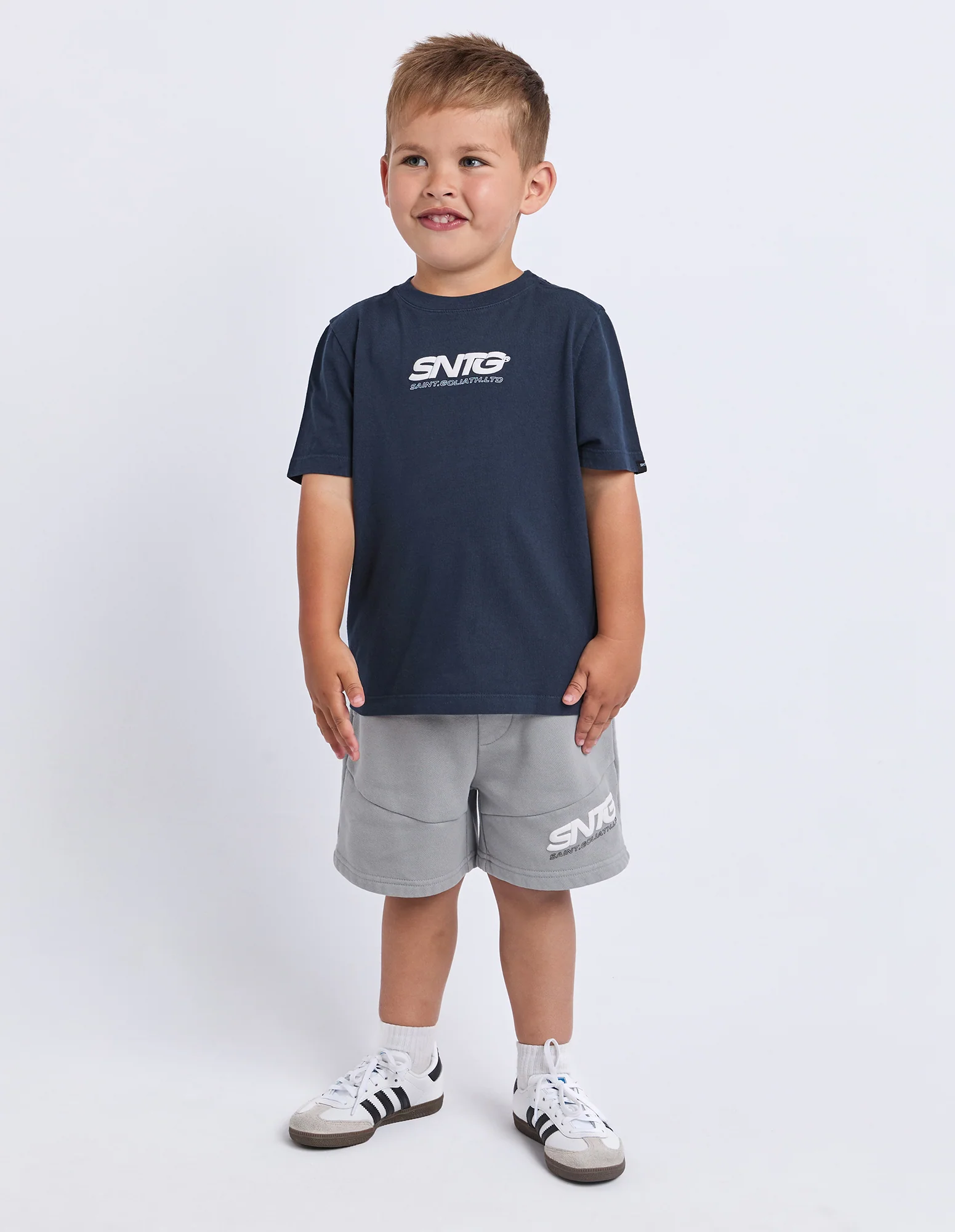 Kids Challenger Tee Navy - Image 2
