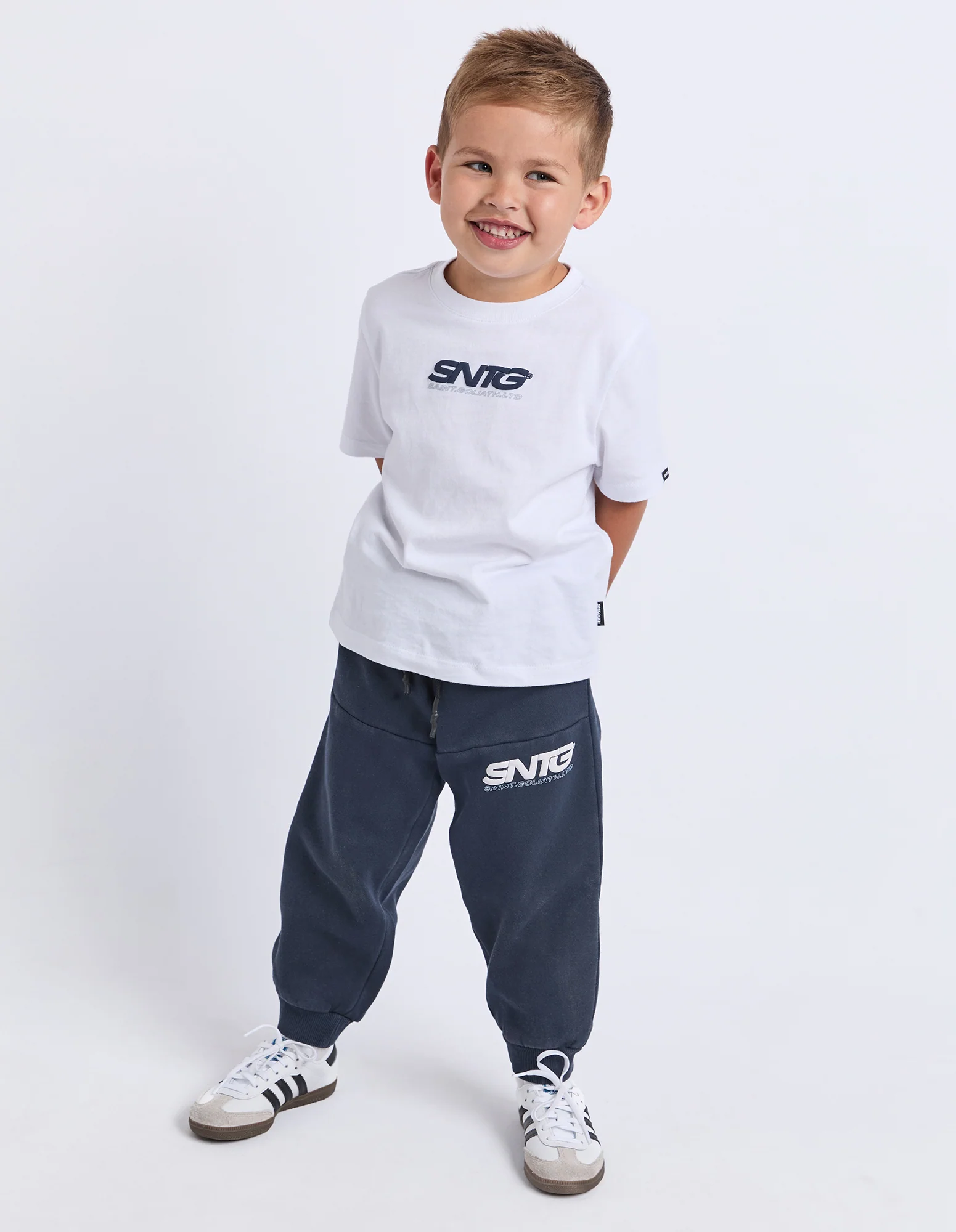 Kids Challenger Track Pant Navy