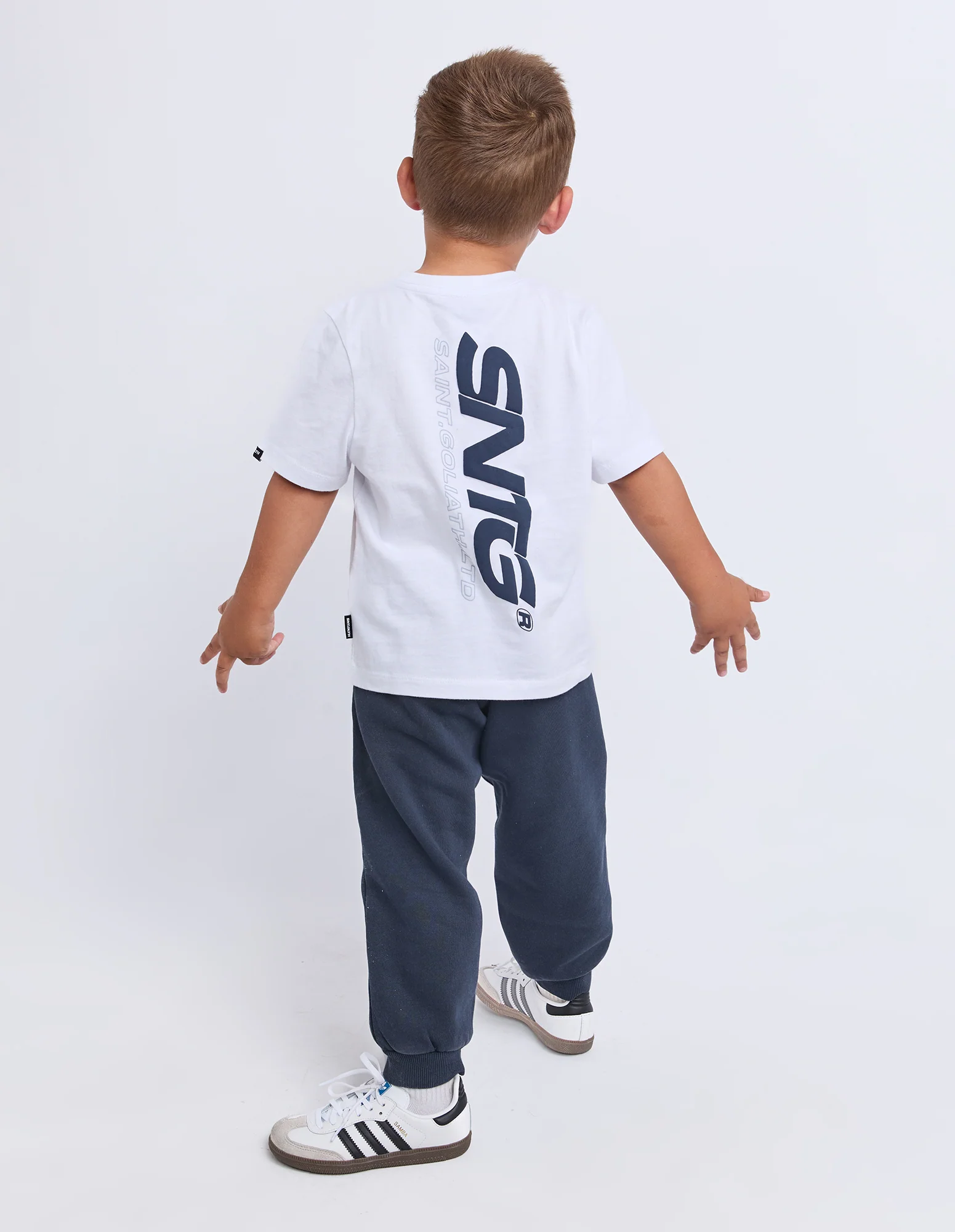 Kids Challenger Track Pant Navy - Image 3