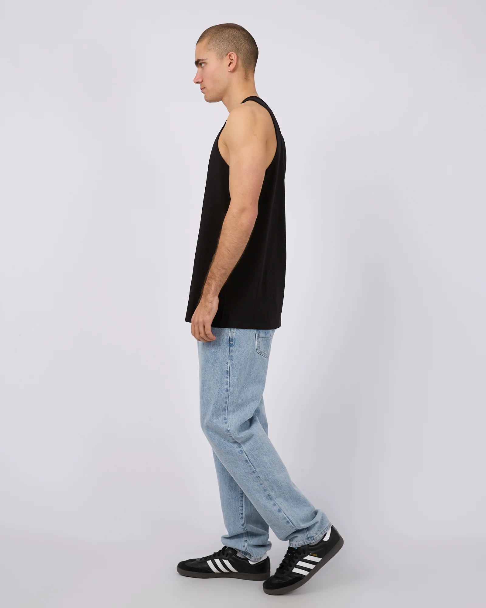 Classic Singlet Black - Image 6