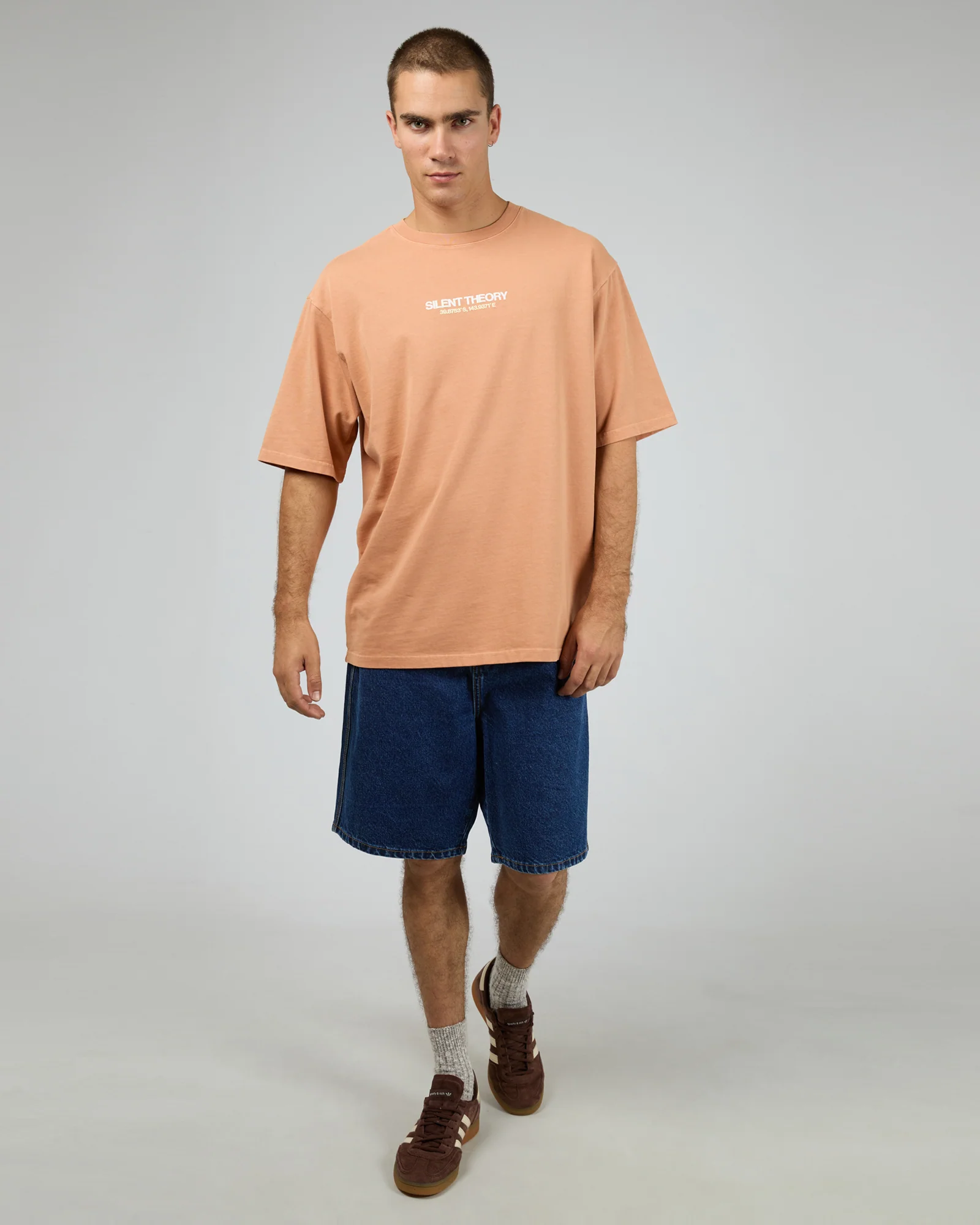 Complacent Box Tee Orange - Image 3