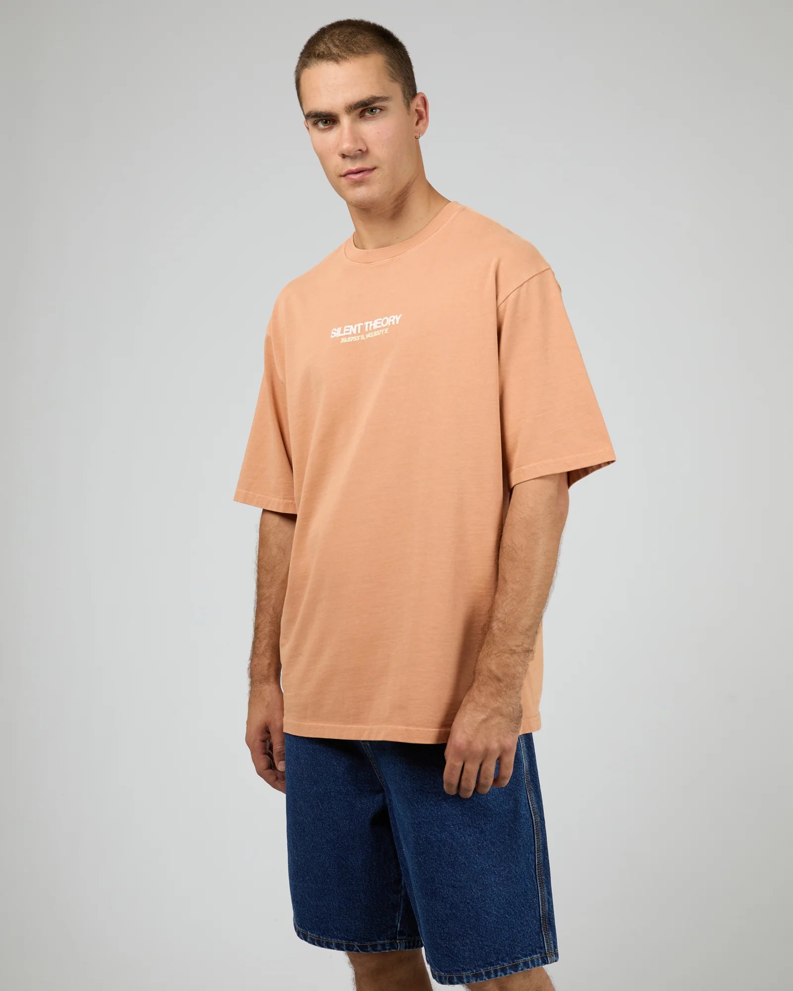 Complacent Box Tee Orange - Image 5