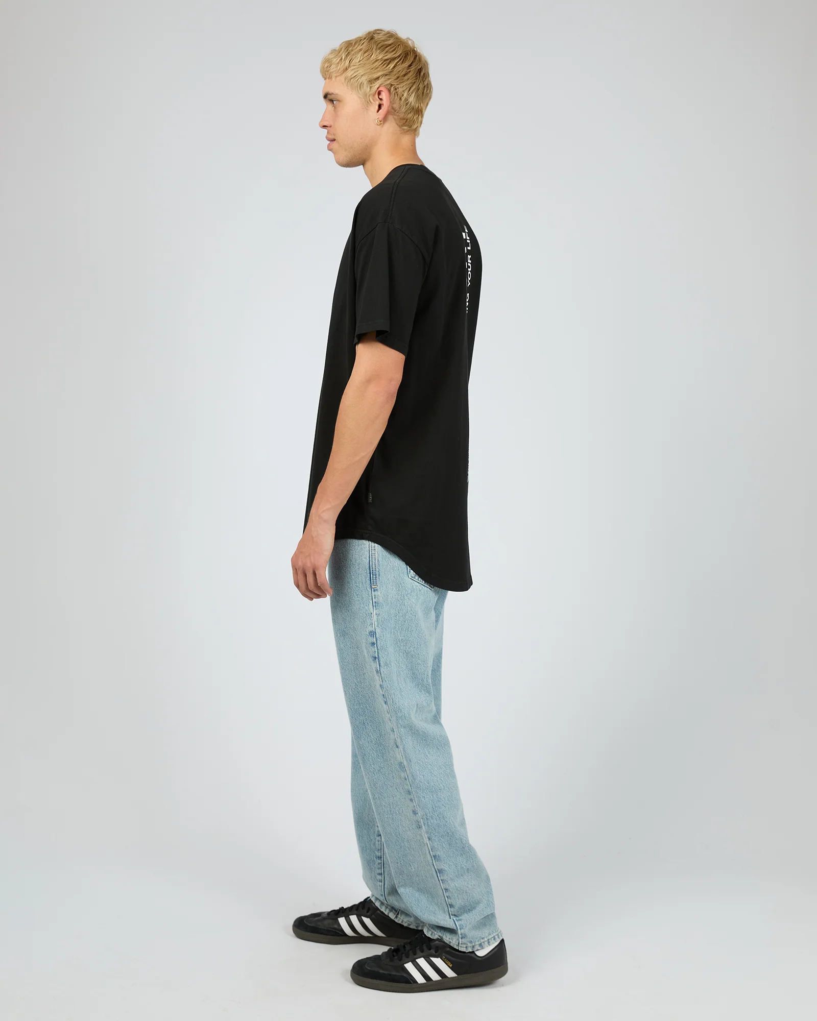 Complacent Scoop Tee Washed Black - Image 6