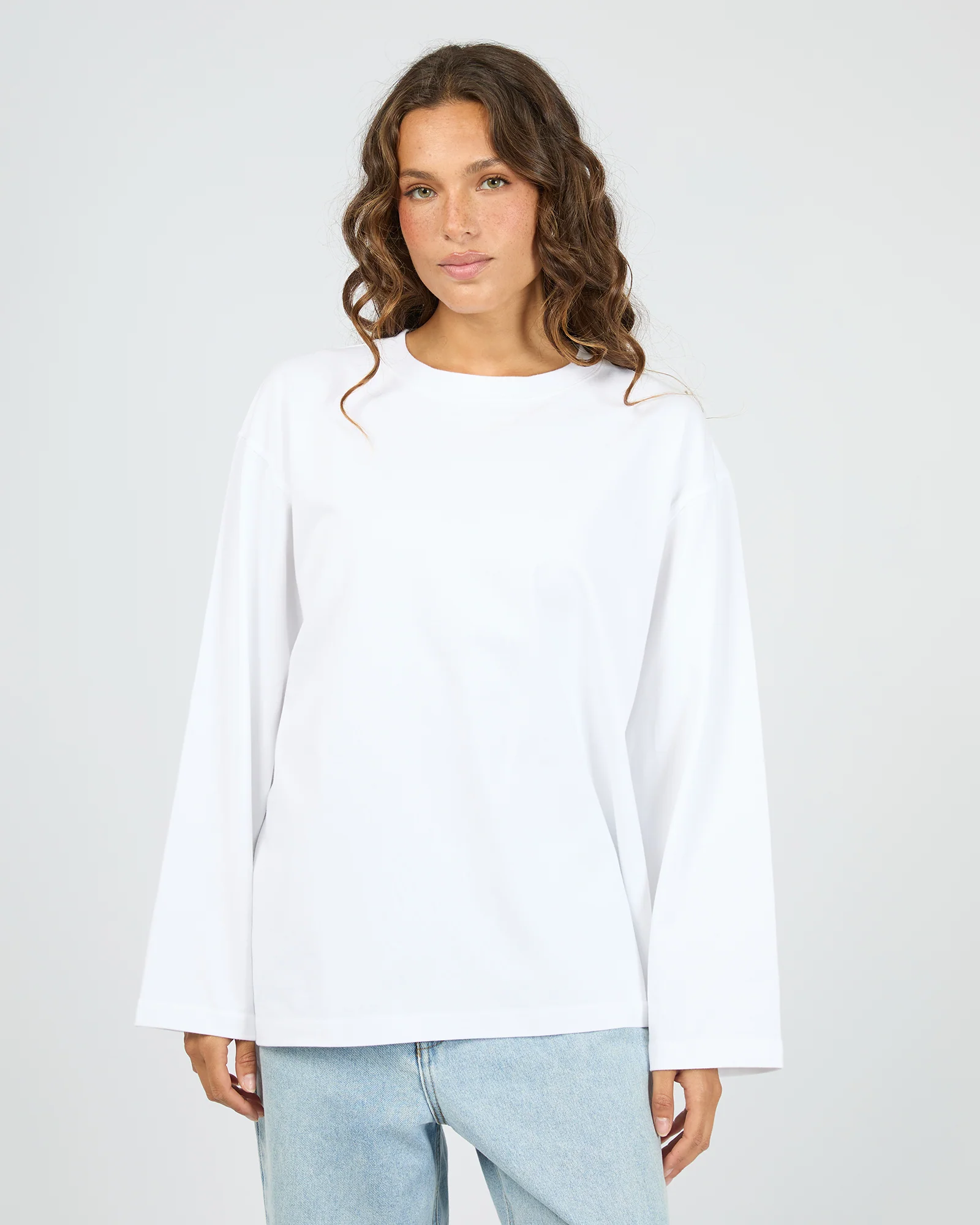 Core Long Sleeve Tee White