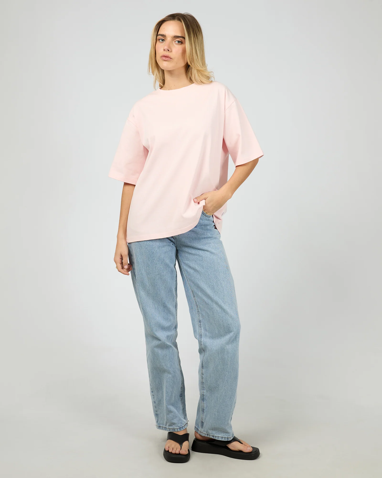 Core Oversized Tee Blush - Image 2