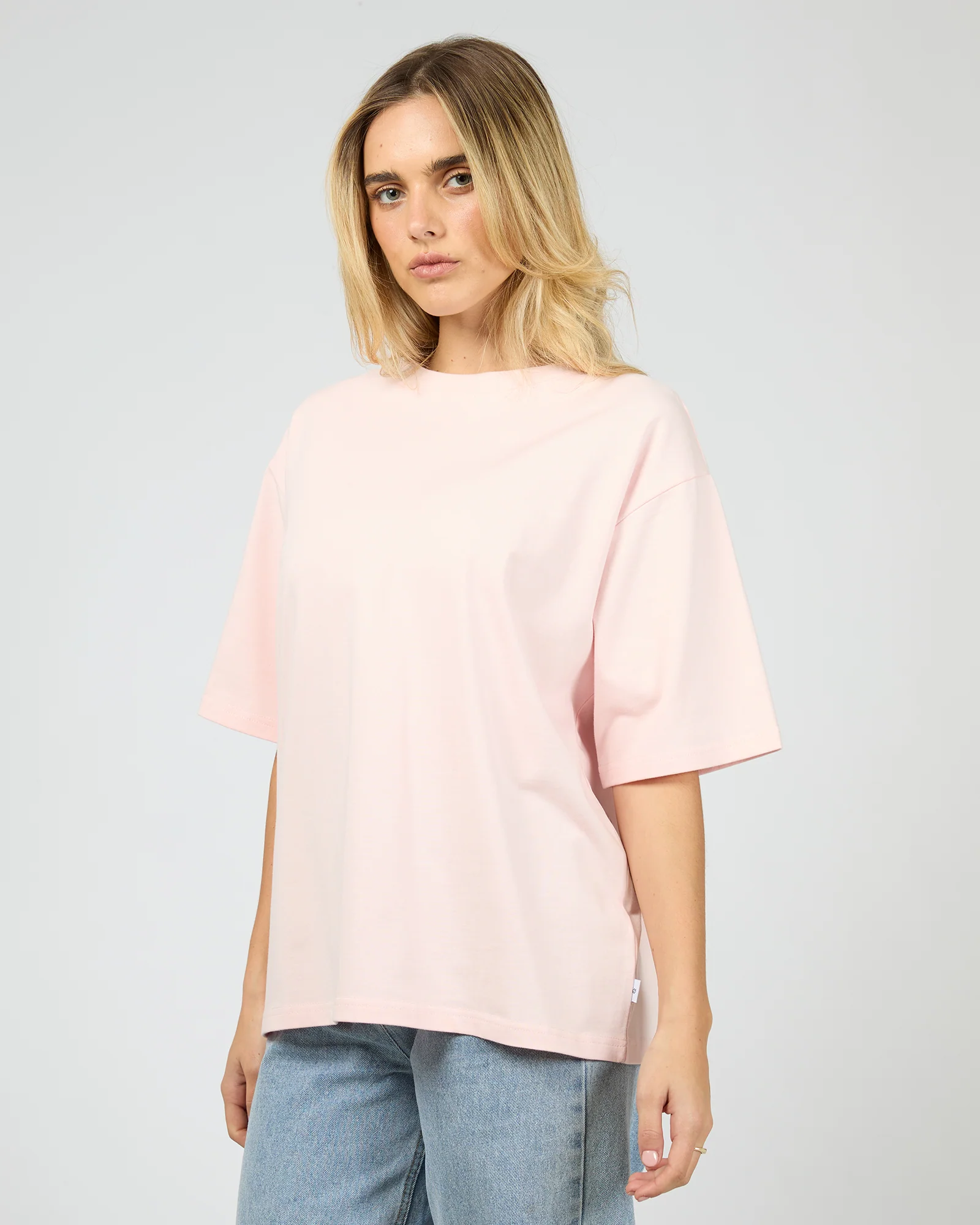 Core Oversized Tee Blush - Image 4