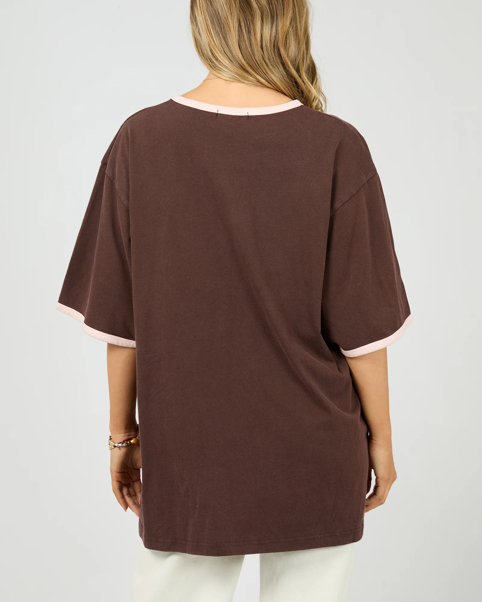 Cove Oversized Tee Brown - Image 3