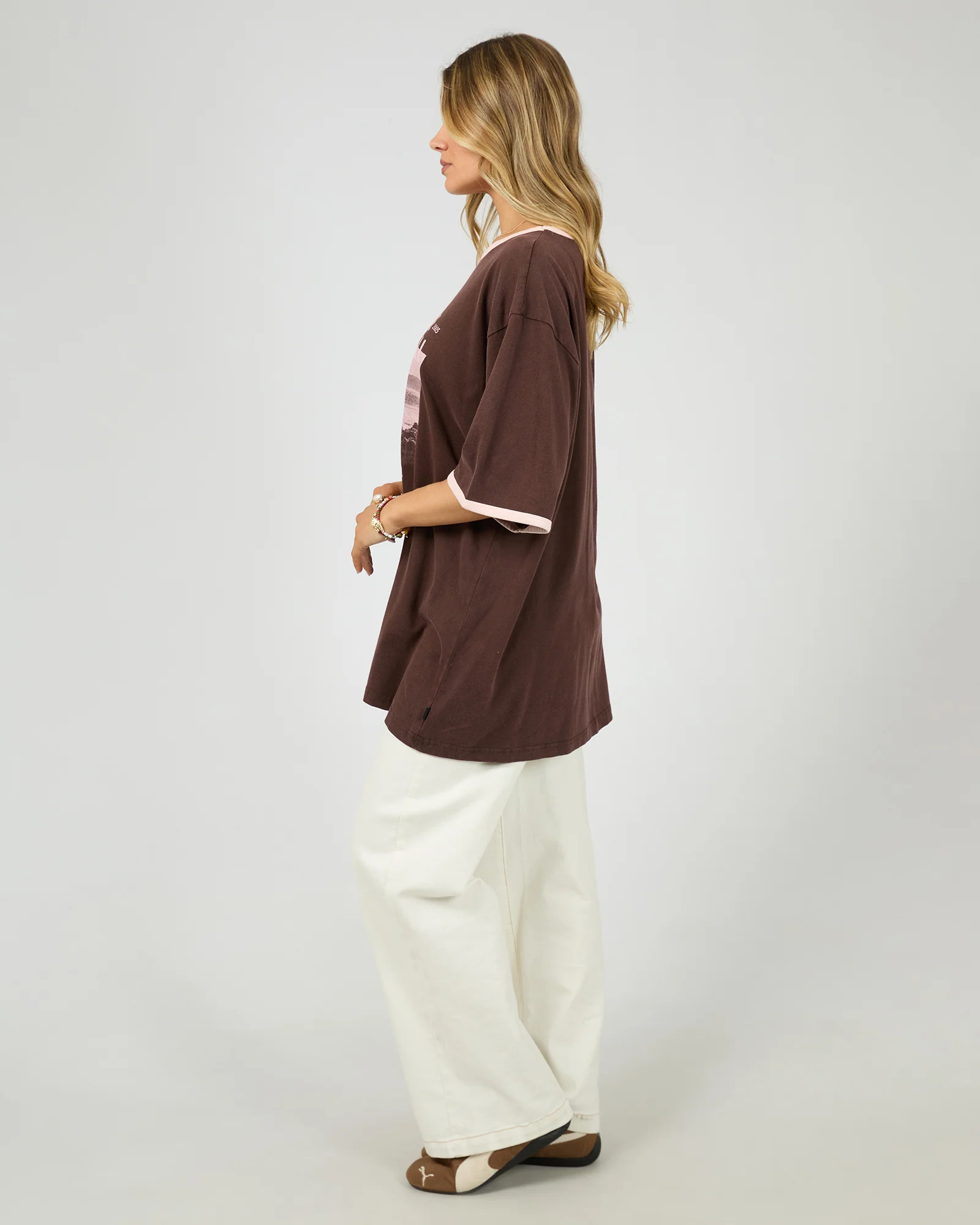 Cove Oversized Tee Brown - Image 6