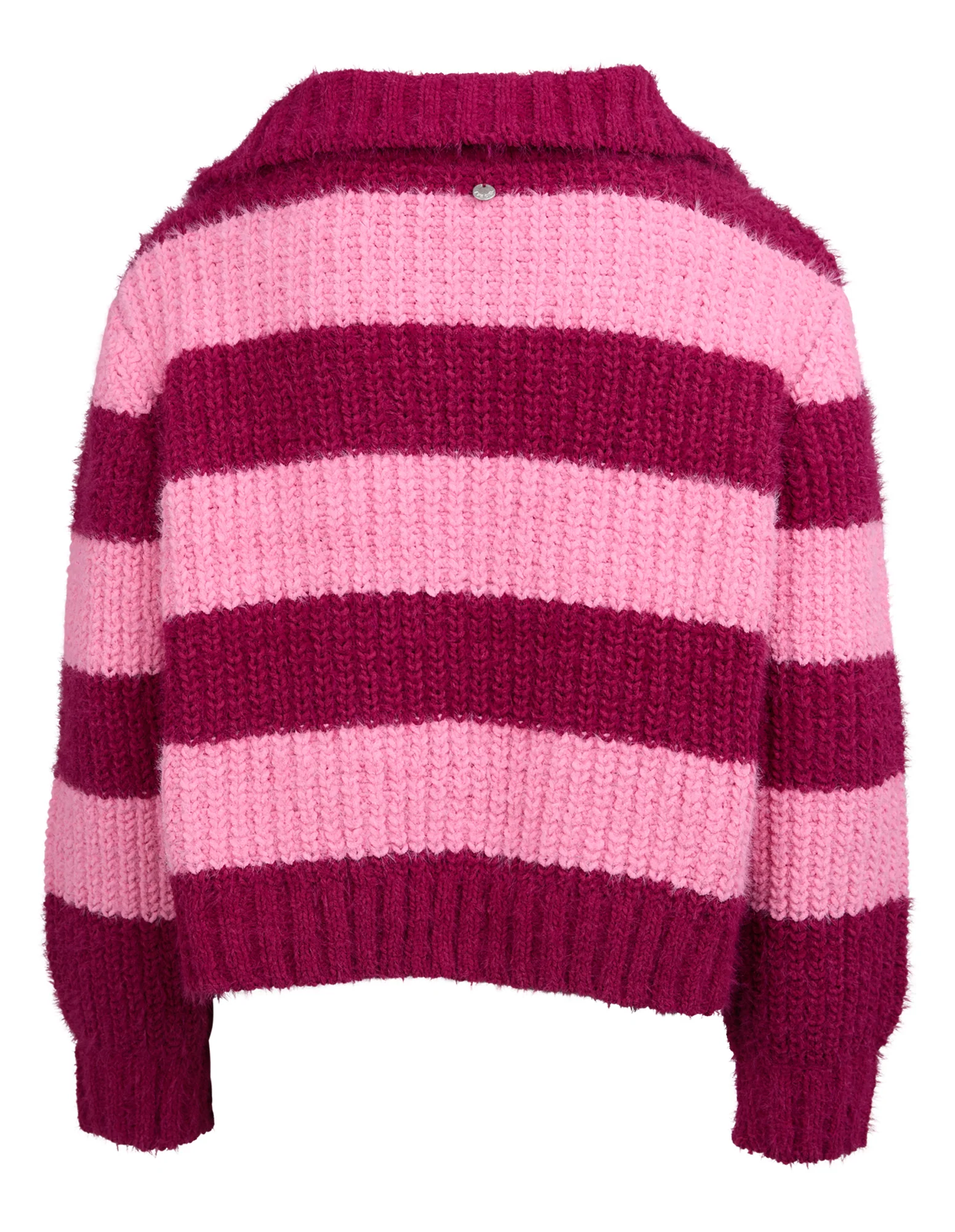 Teen Daria 1/4 Zip Knit Cranberry - Image 6