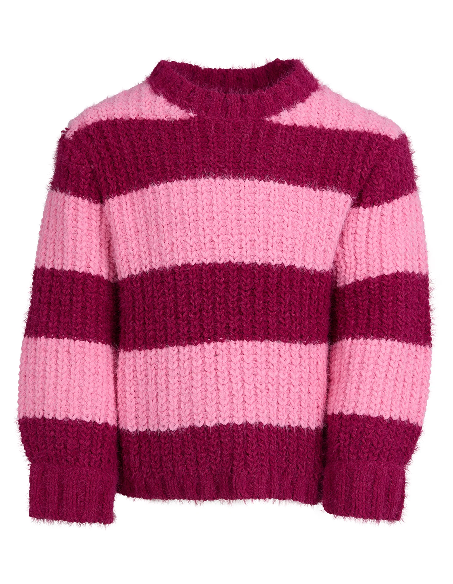 Kids Daria Knit Jumper Cranberry - Image 5