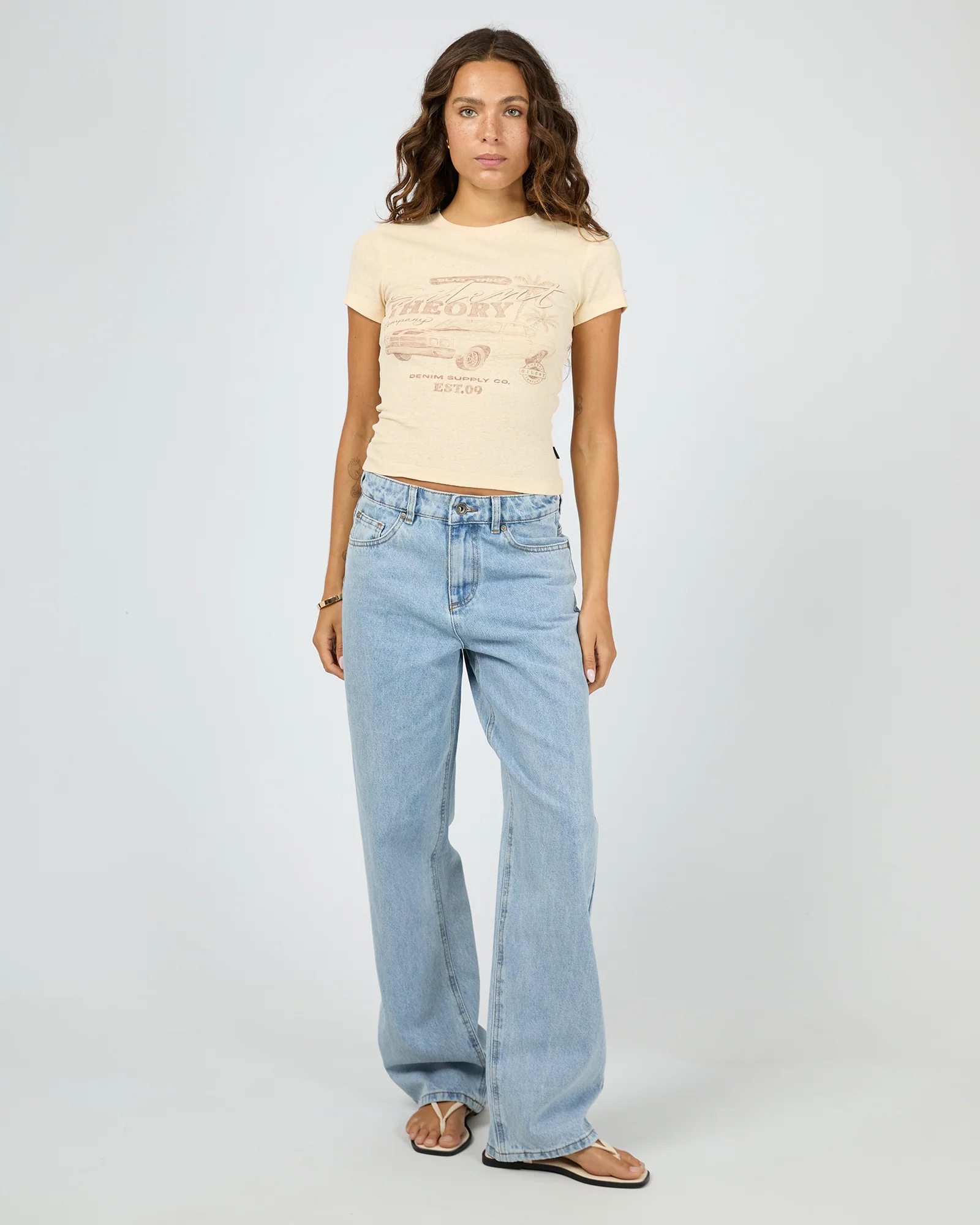 Denim Drive Tee Vanilla - Image 2
