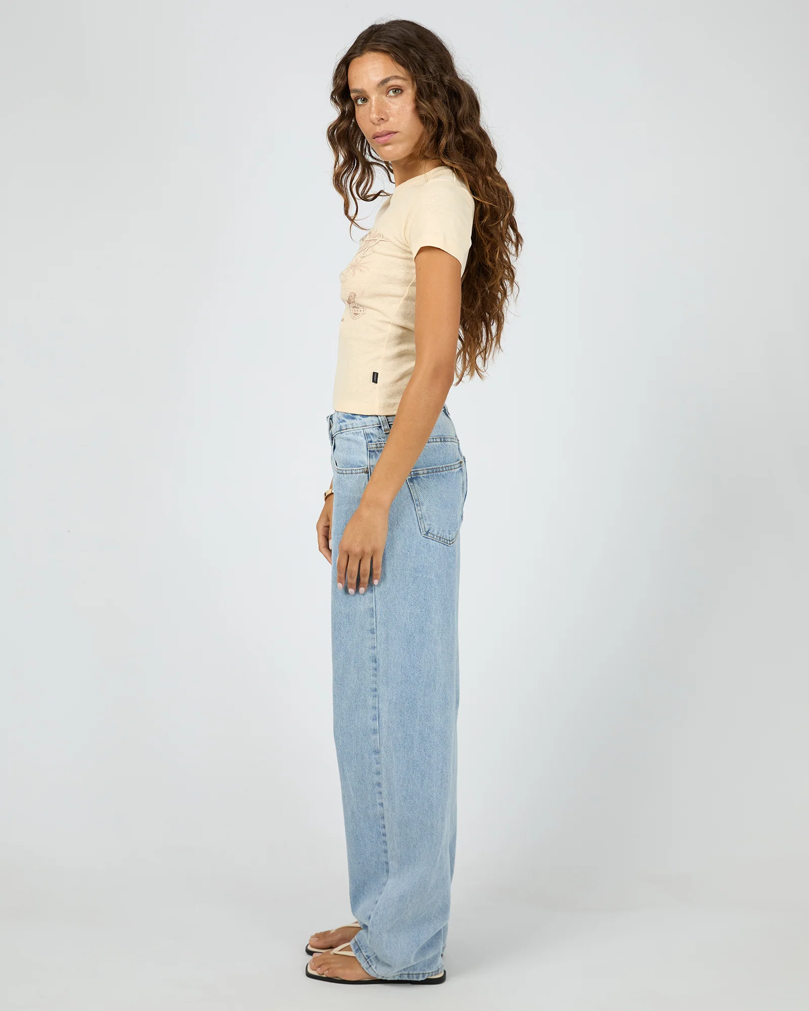 Denim Drive Tee Vanilla - Image 6