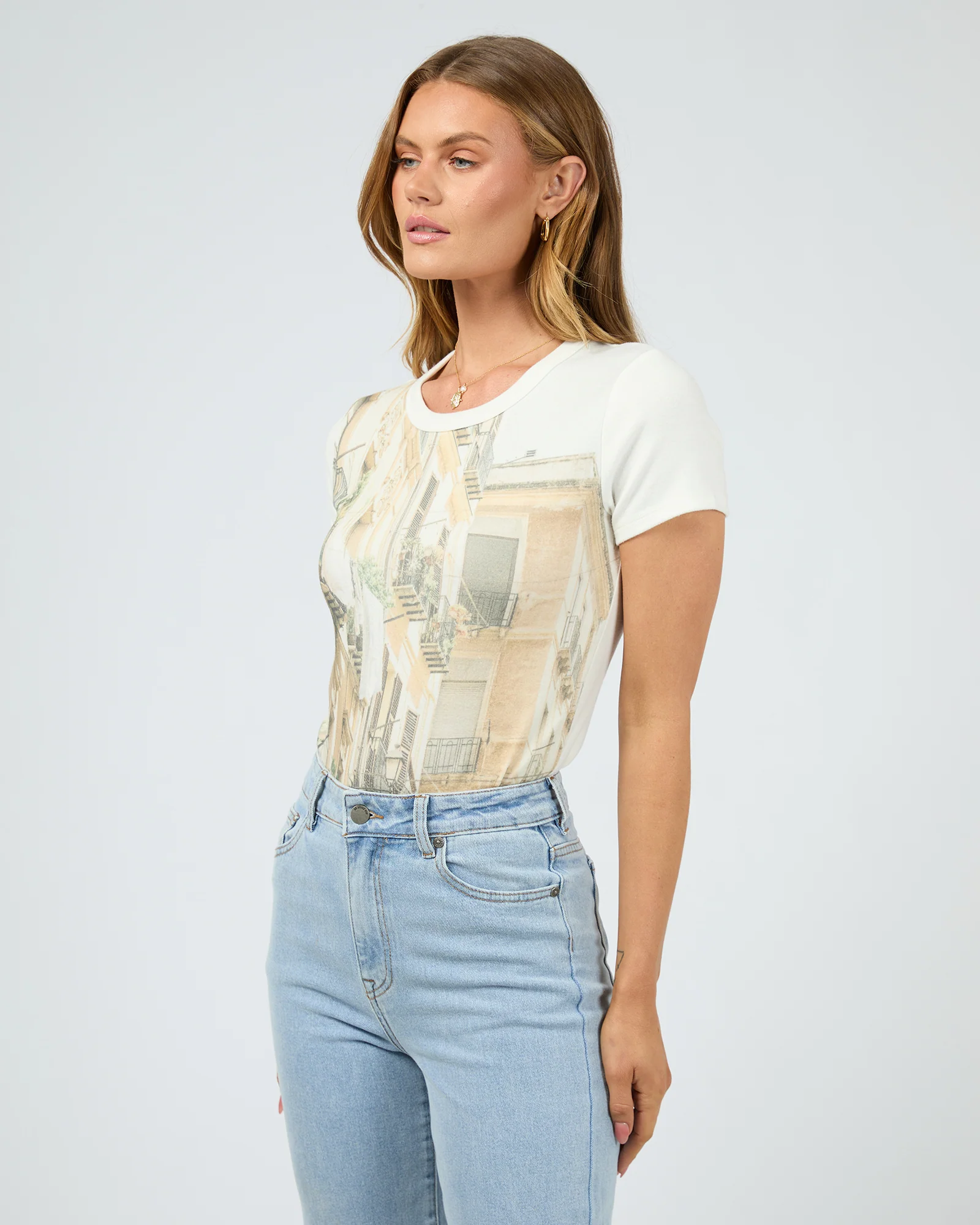 Digital Regular Tee White - Image 4