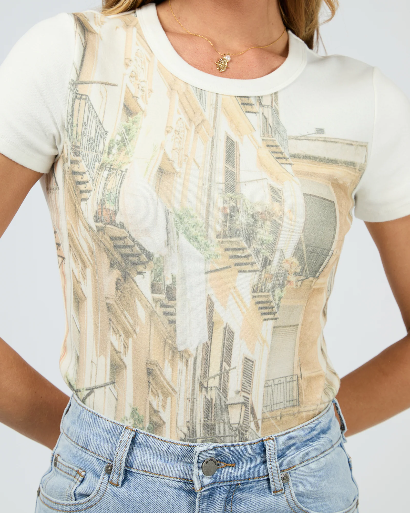 Digital Regular Tee White - Image 5