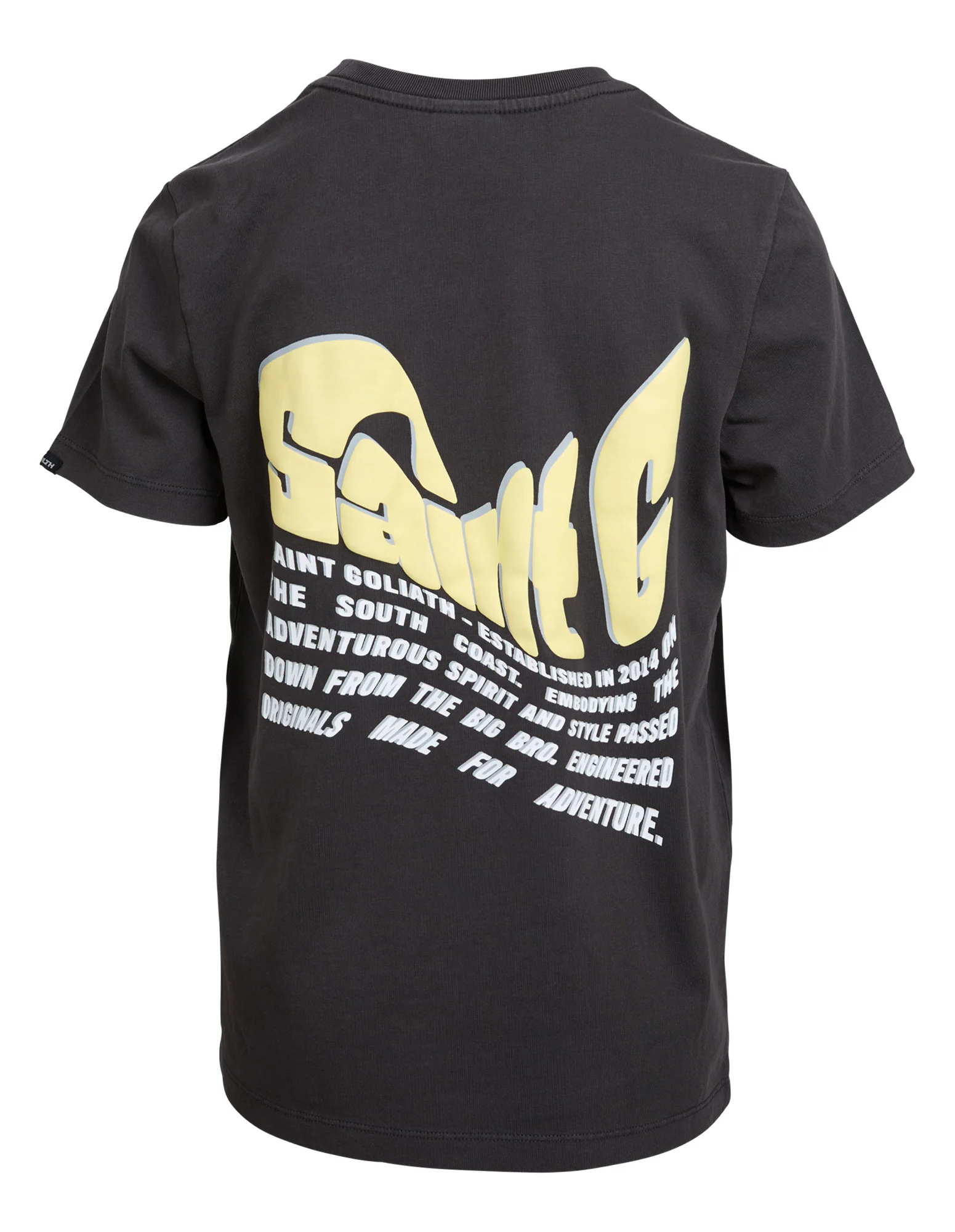 Kids Distort Tee Washed Black - Image 2